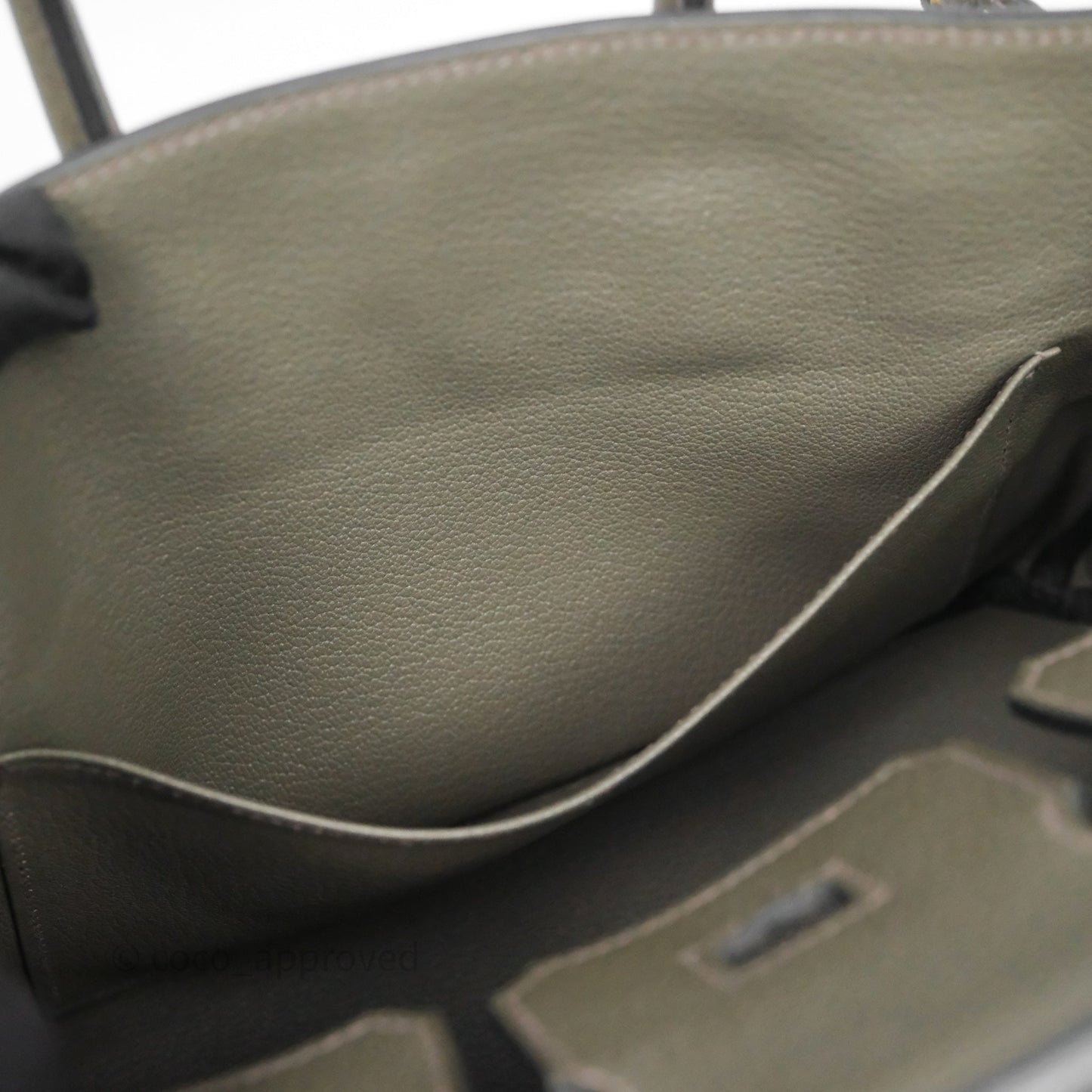 Hermès Birkin 25 Vert De Gris Togo Gold Hardware