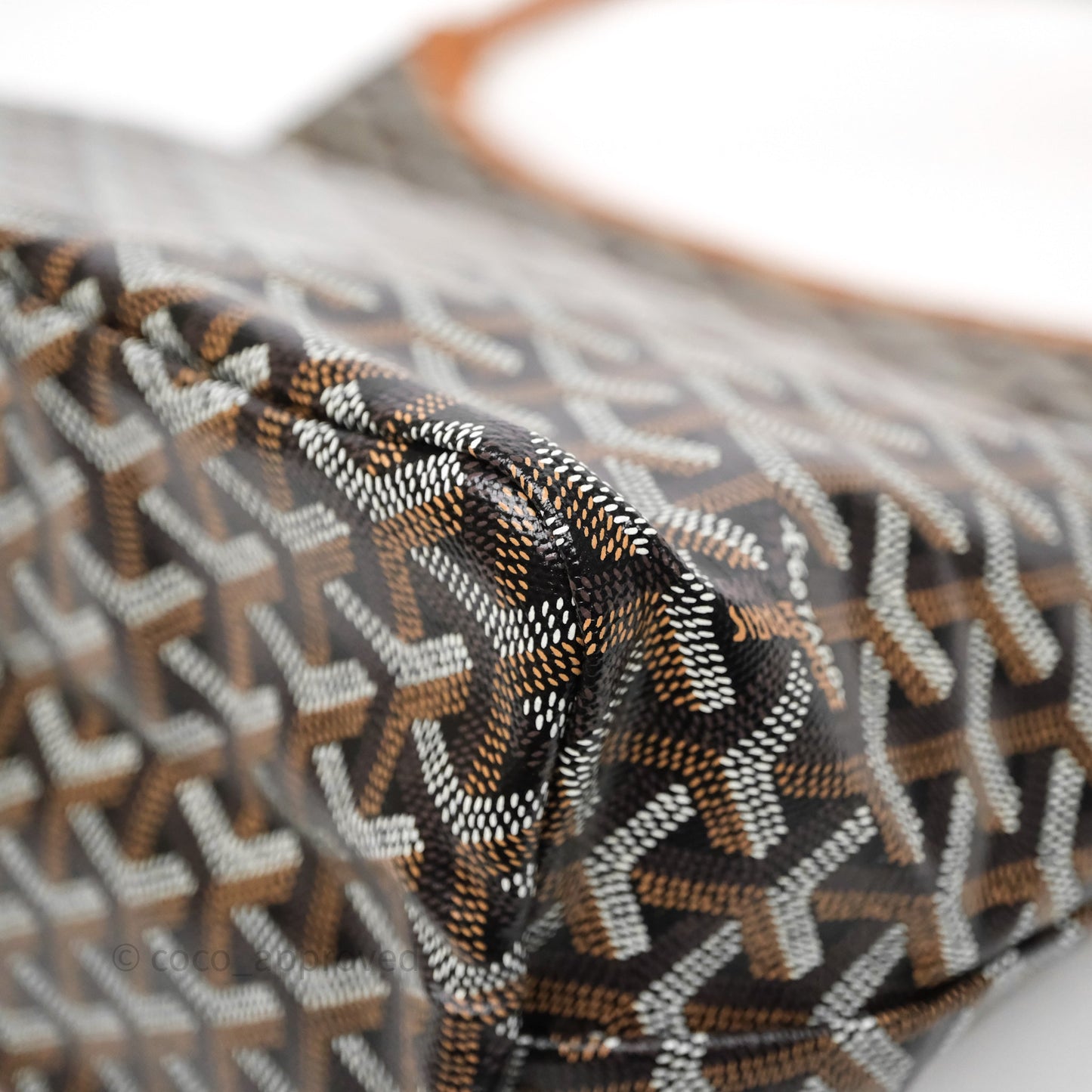 Goyard Bohème Hobo Bag Black & Tan