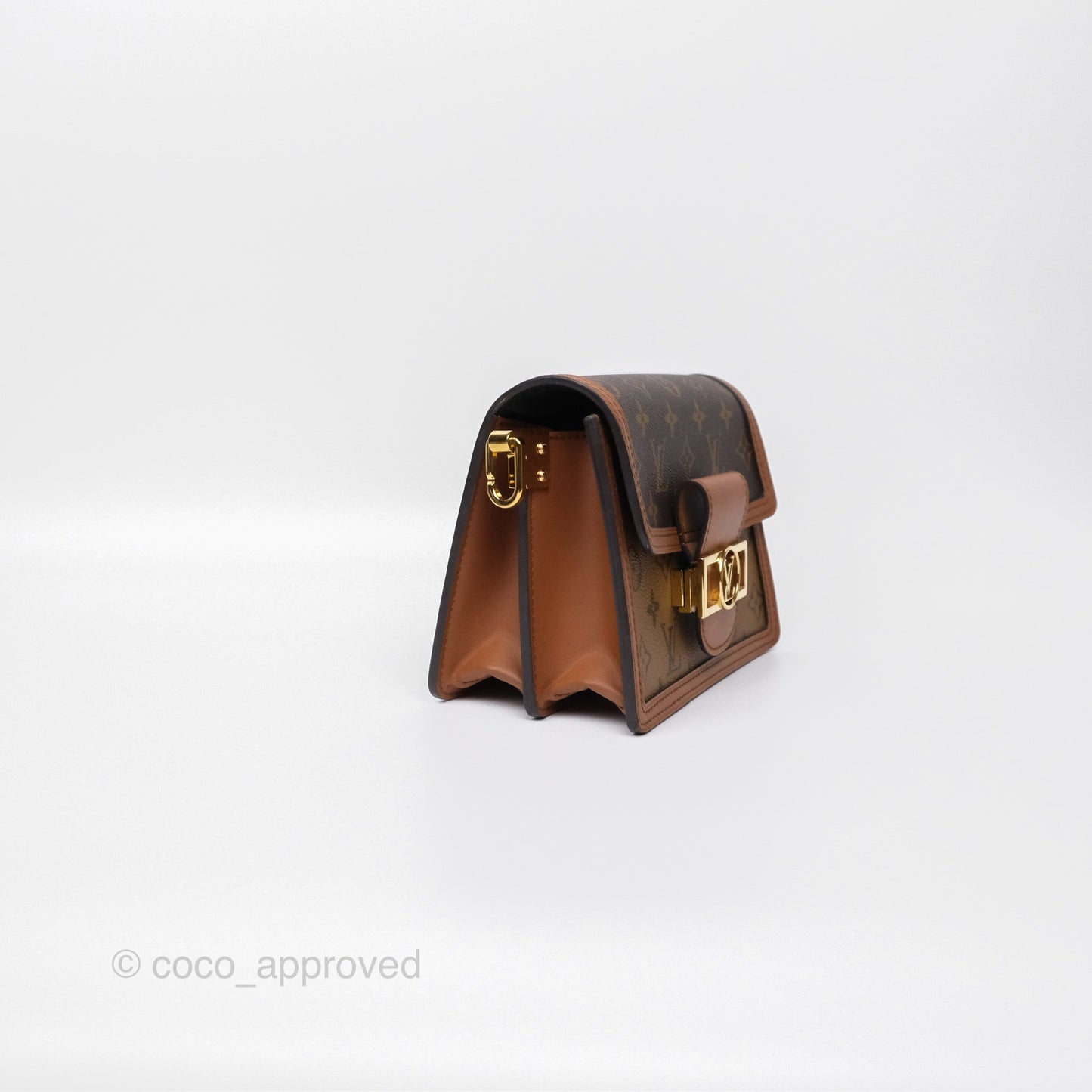 Louis Vuitton Mini Dauphine Monogram Tan Calfskin