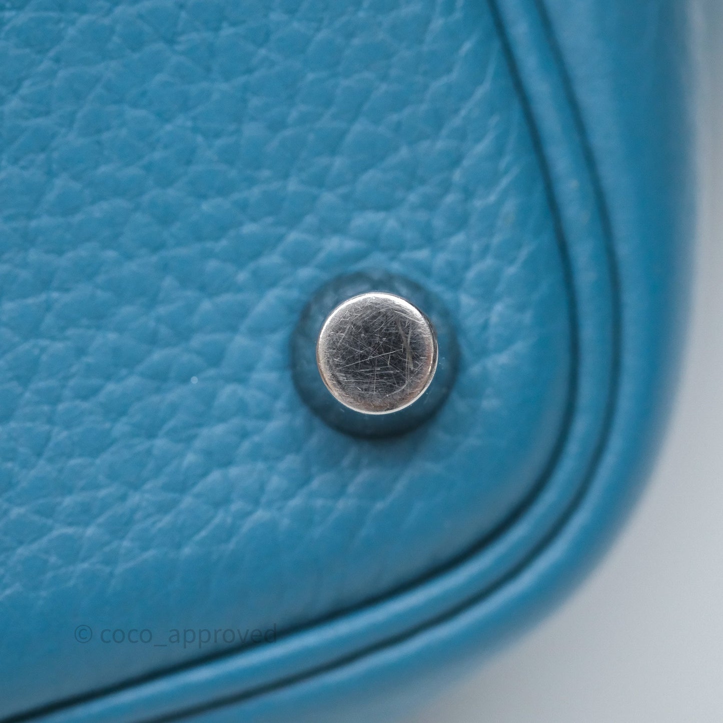 Hermès Picotin 18 Blue Jean 75 Clemence Palladium Hardware