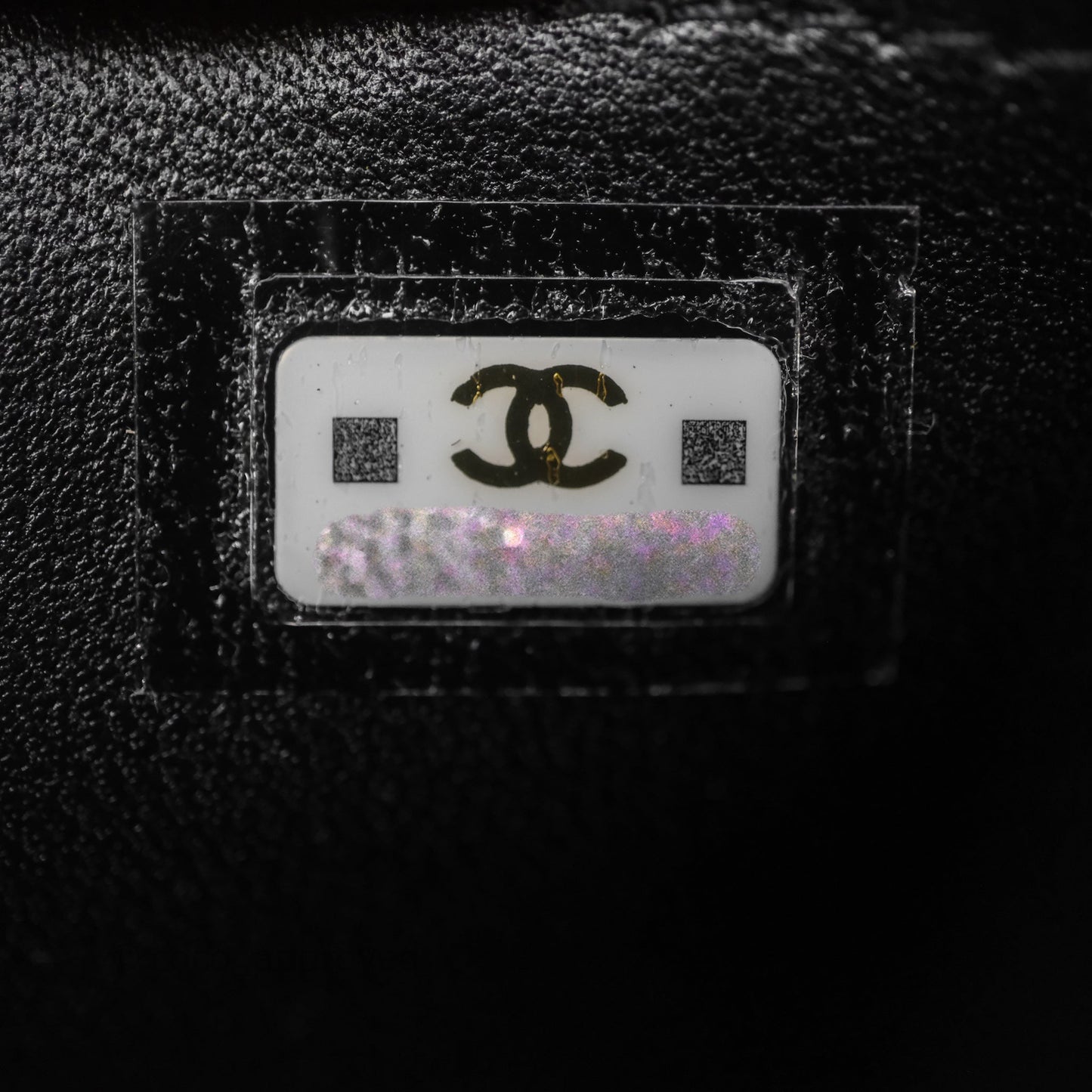 Chanel Mini Vanity With Double Chain Black Lambskin Aged Gold Hardware