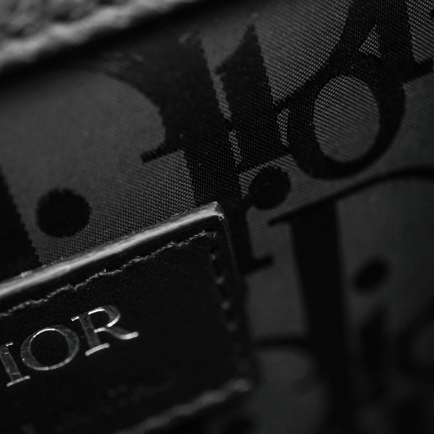 Dior Men's Mini Gallop Bag Black Grained Calfskin