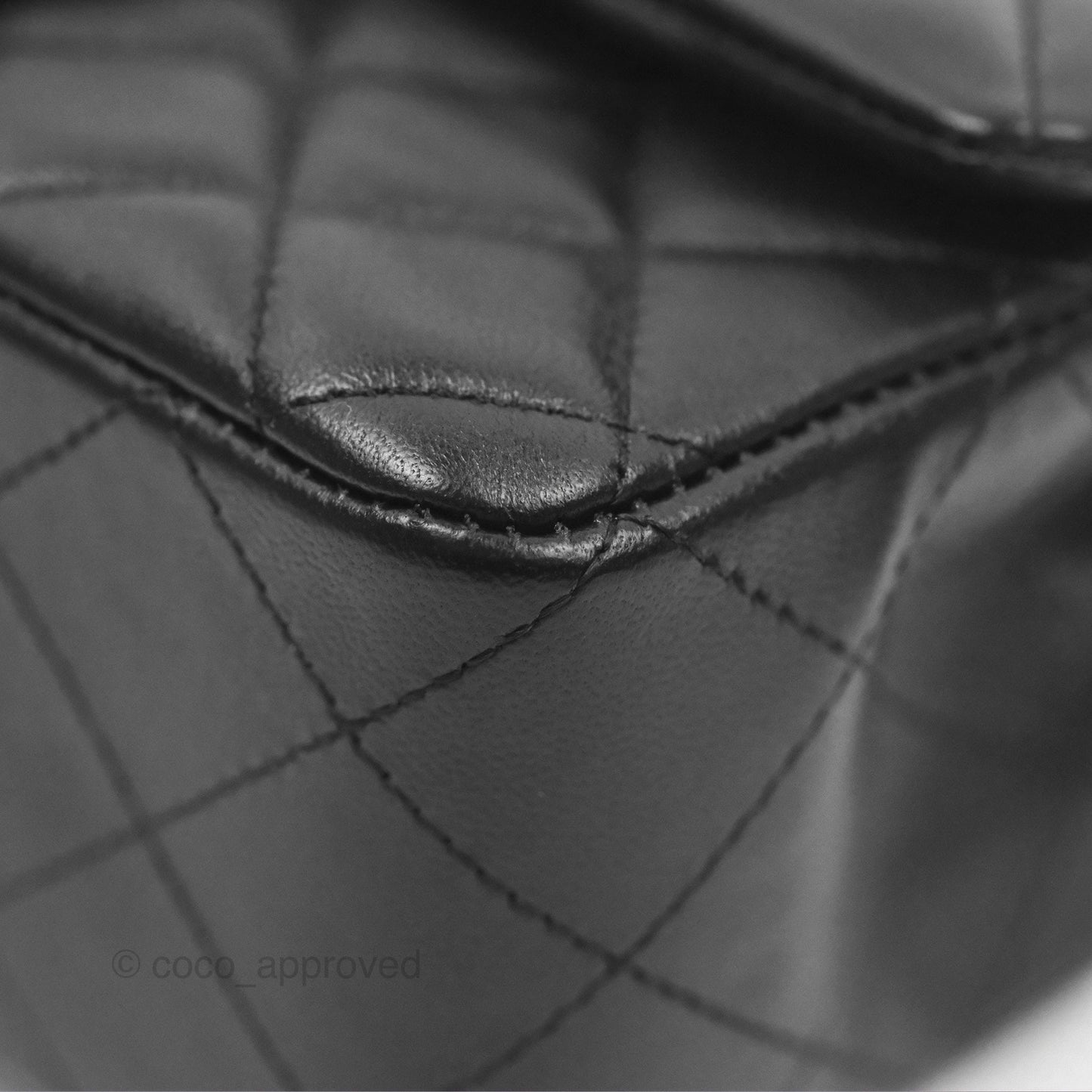 Chanel Quilted Mini Rectangular So Black Lambskin