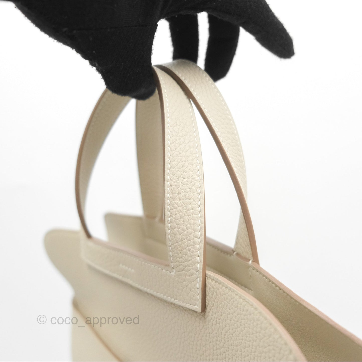 Hermès Halzan 31 Beton Clemence Gold Hardware