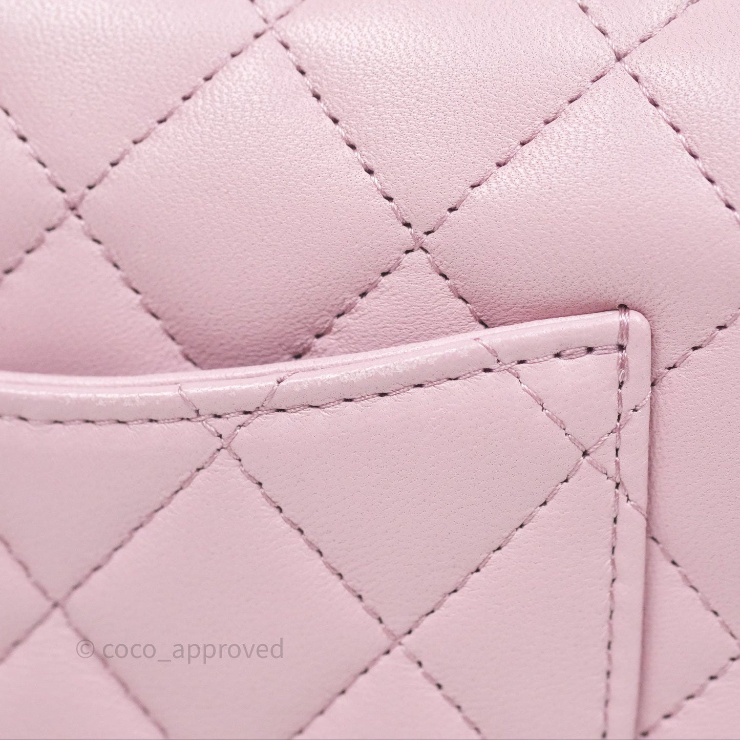 Chanel Top Handle Mini Rectangular Flap Pink Lambskin Gold Hardware