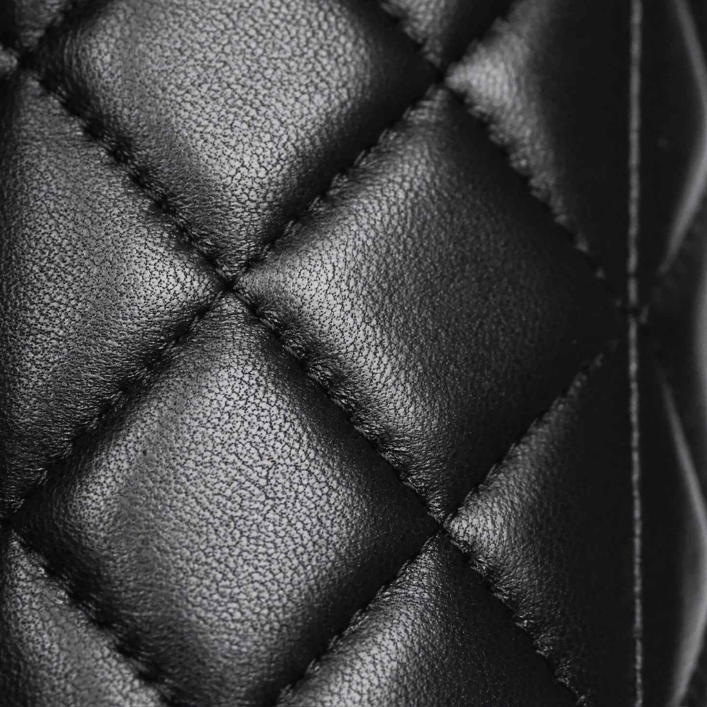 Chanel Small Bucket With Chain Black Lambskin Gold Hardware 21A