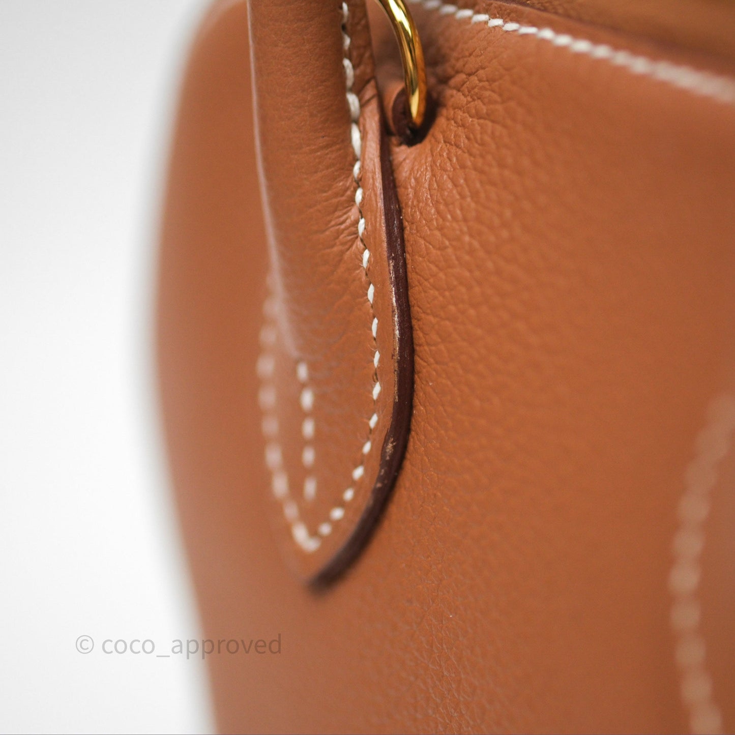 Hermès Bolide Mini 1923 Gold 37 Evercolor Gold Hardware