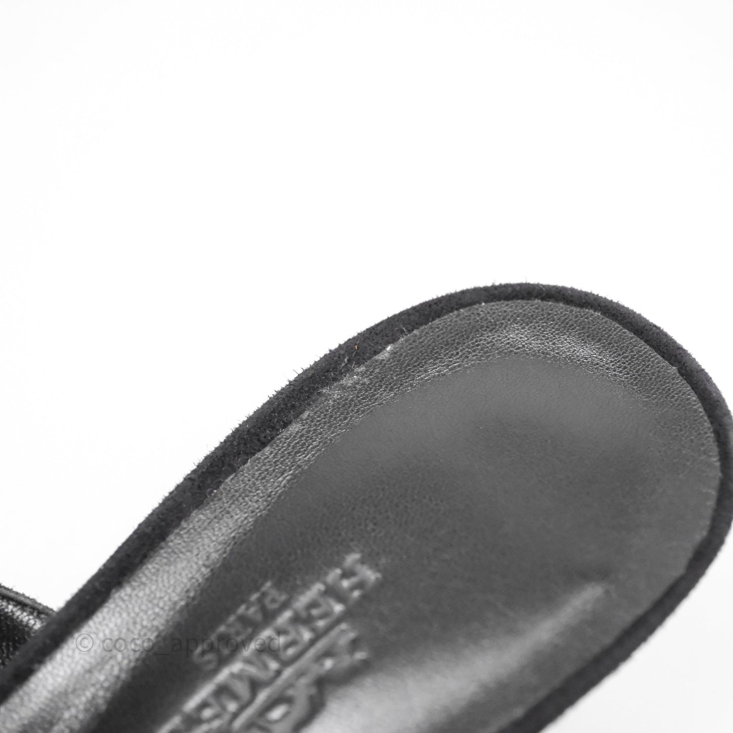 Hermès Suede Blink Black Size 37