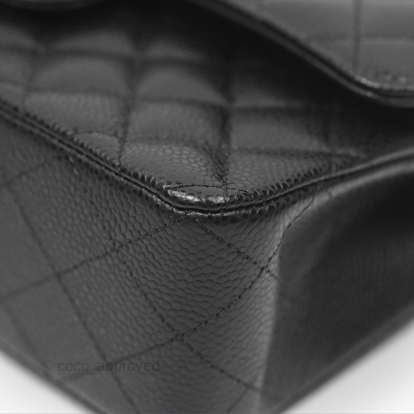 Chanel Small Classic Quilted Flap Black Caviar Gold Hardware