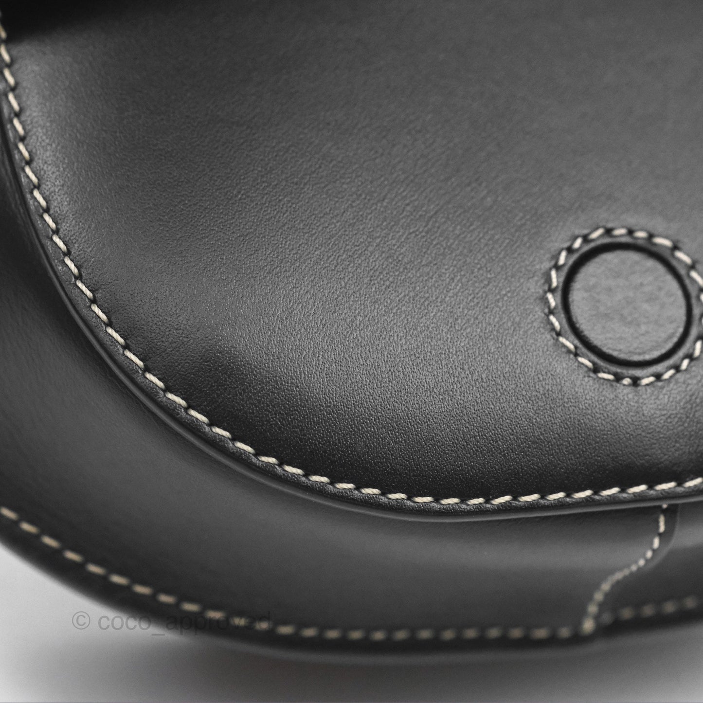Loewe Mini Gate Belt Bag in Soft Calfskin Black