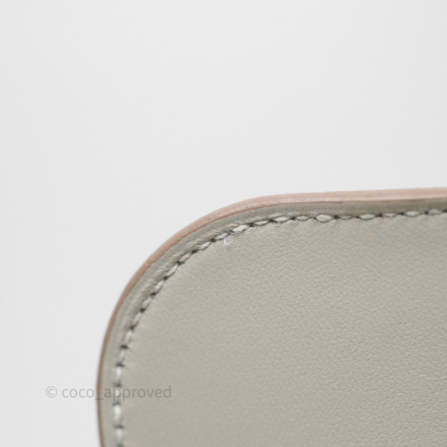 Hermès Constance Mini 18cm Mirror Gris Perle 80 Chevre Mysore Gold Hardware