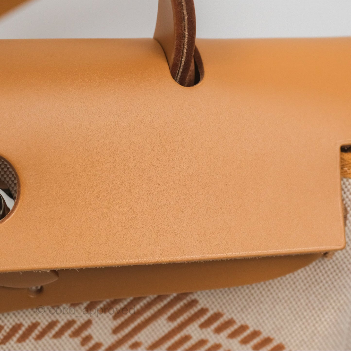Hermès Herbag Zip 31 Bride De Gala Sable/ Ecru-Beige/ Nat sable Canvas Palladium Hardware