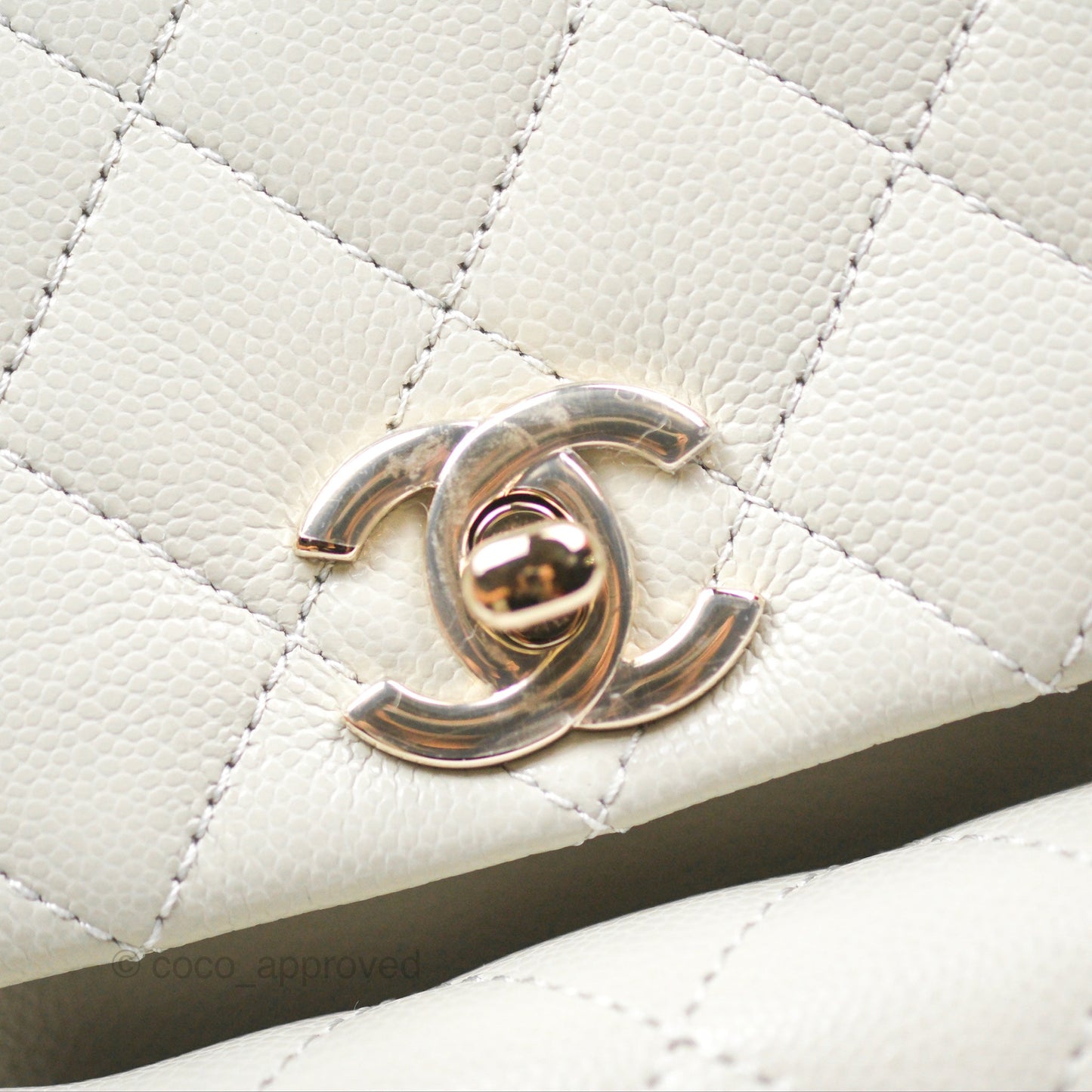 Chanel Small Duma Backpack Caviar Pale Grey Gold Hardware 23K