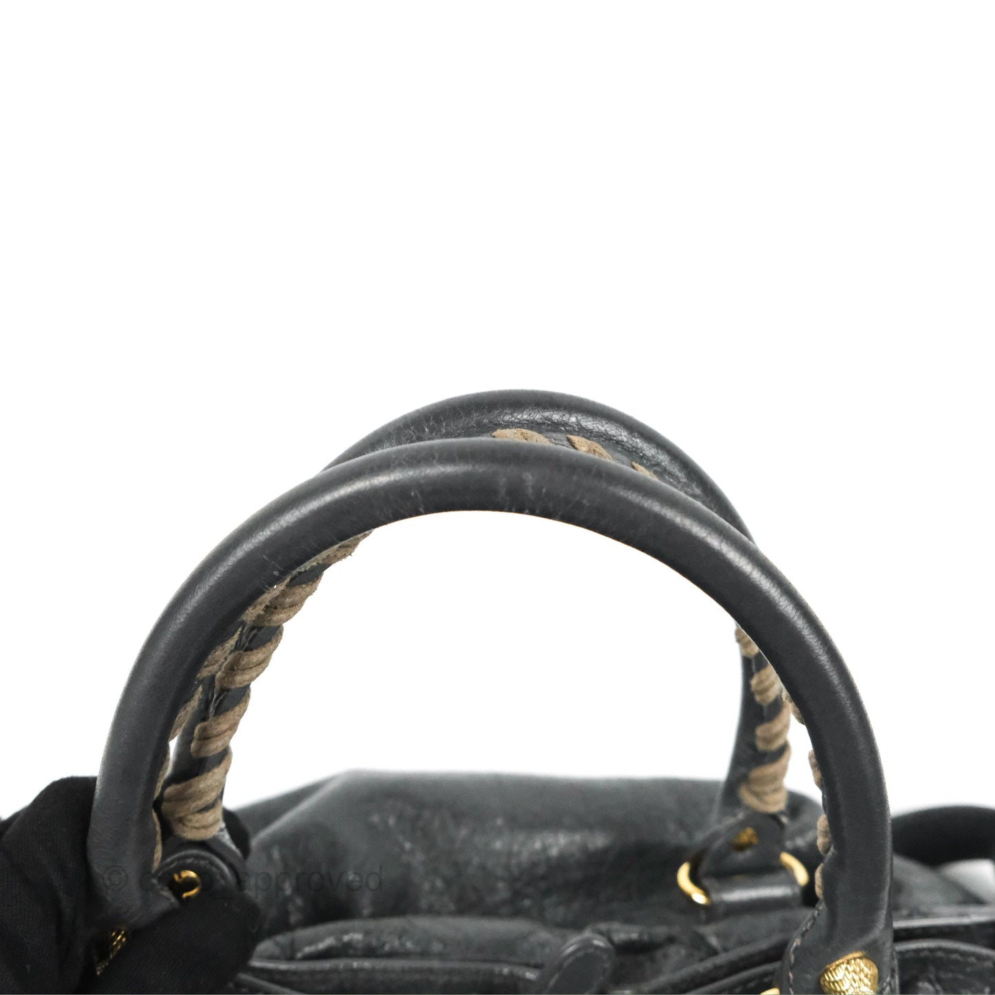 Balenciaga Classic City Bag Dark Grey Calfskin Gold Hardware