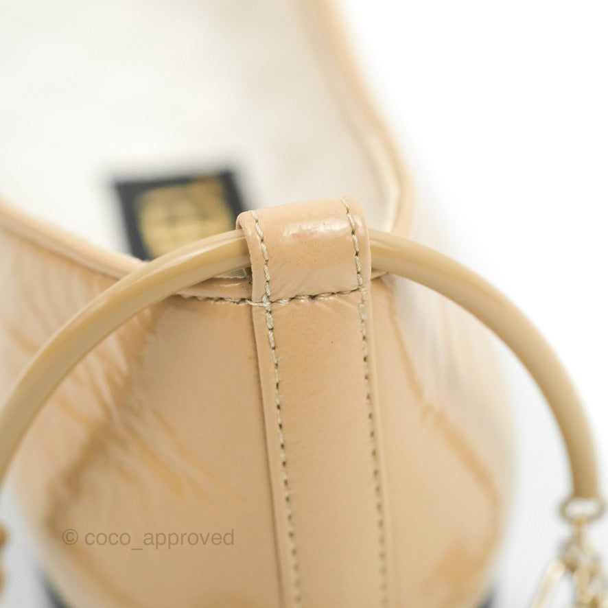 Chanel Cap Toe Ankle Chain Ballerina Flats Black/Beige