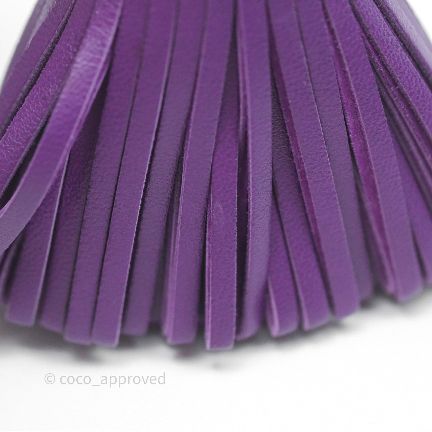 Hermès Carmen Key Ring Violet Lambskin