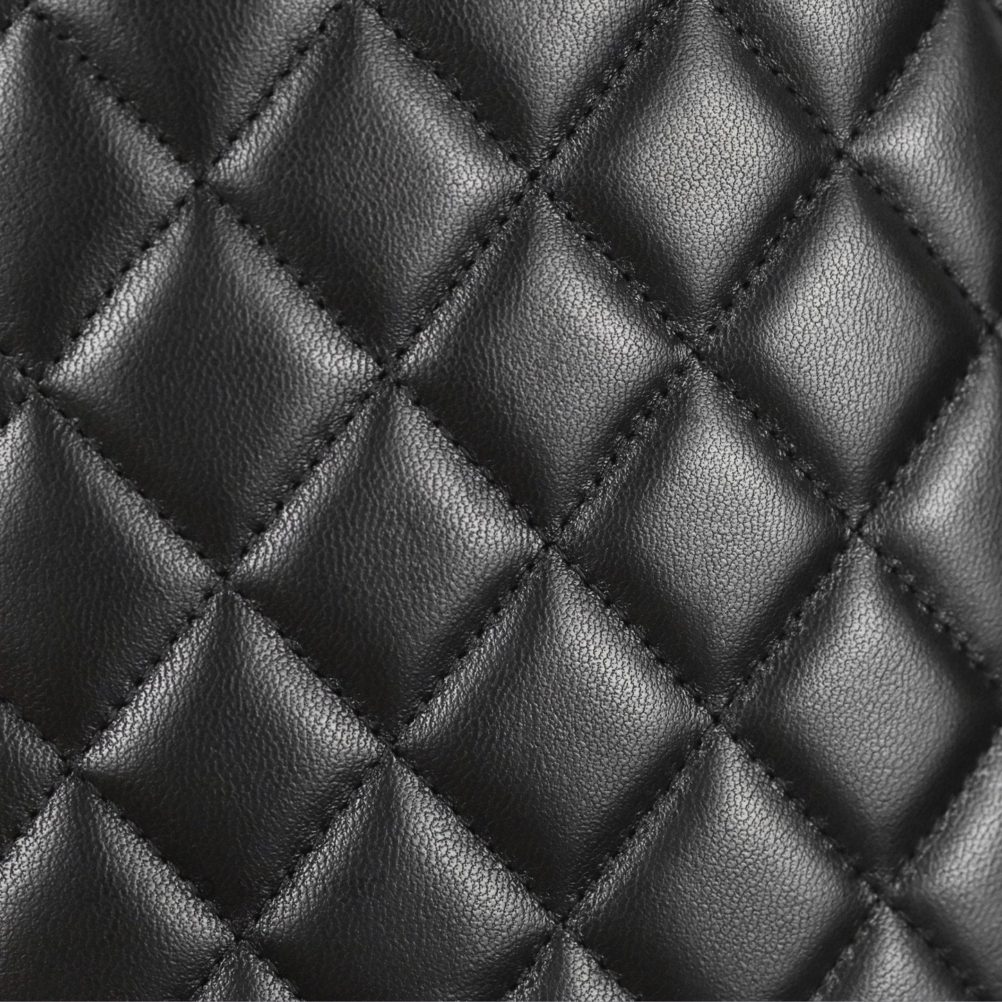 Chanel Classic Cosmetic Vanity Pouch Quilted Black Lambskin Gold Hardware