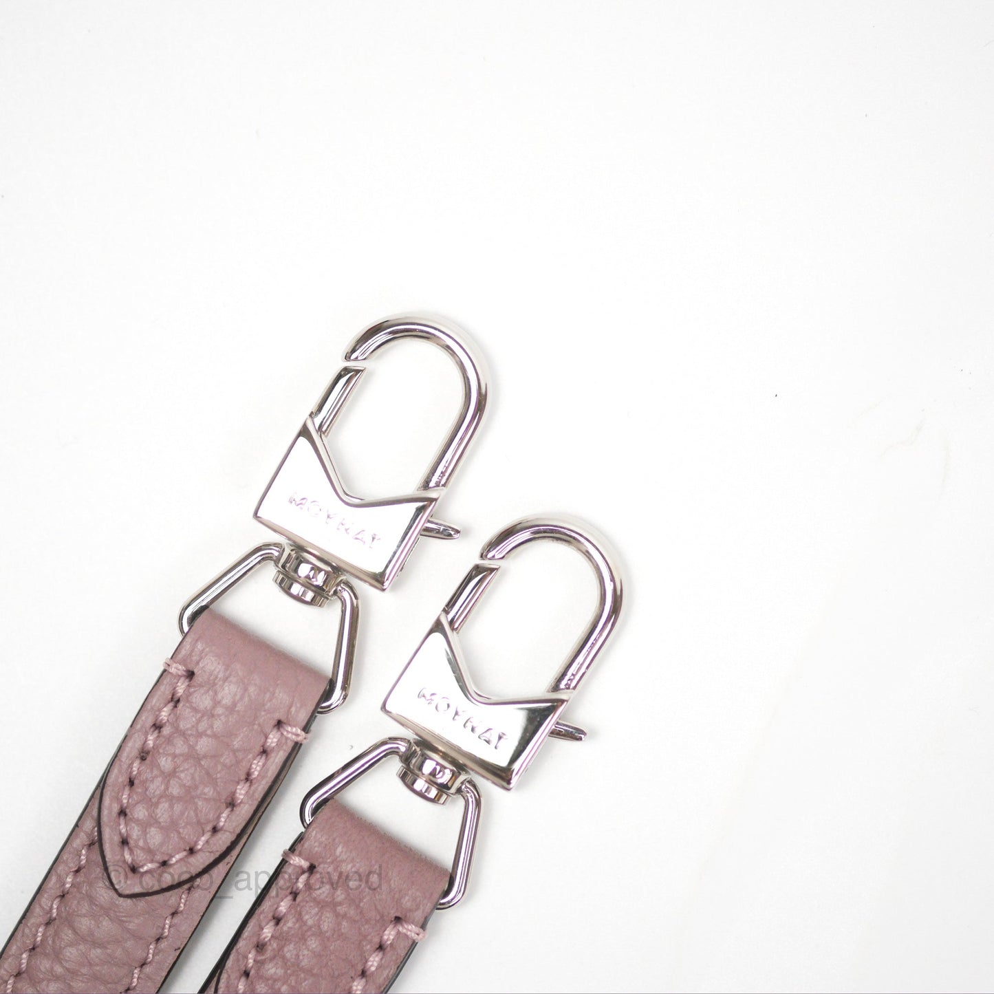 Moynat Pauline PM Bag Purple Calfskin Silver Hardware