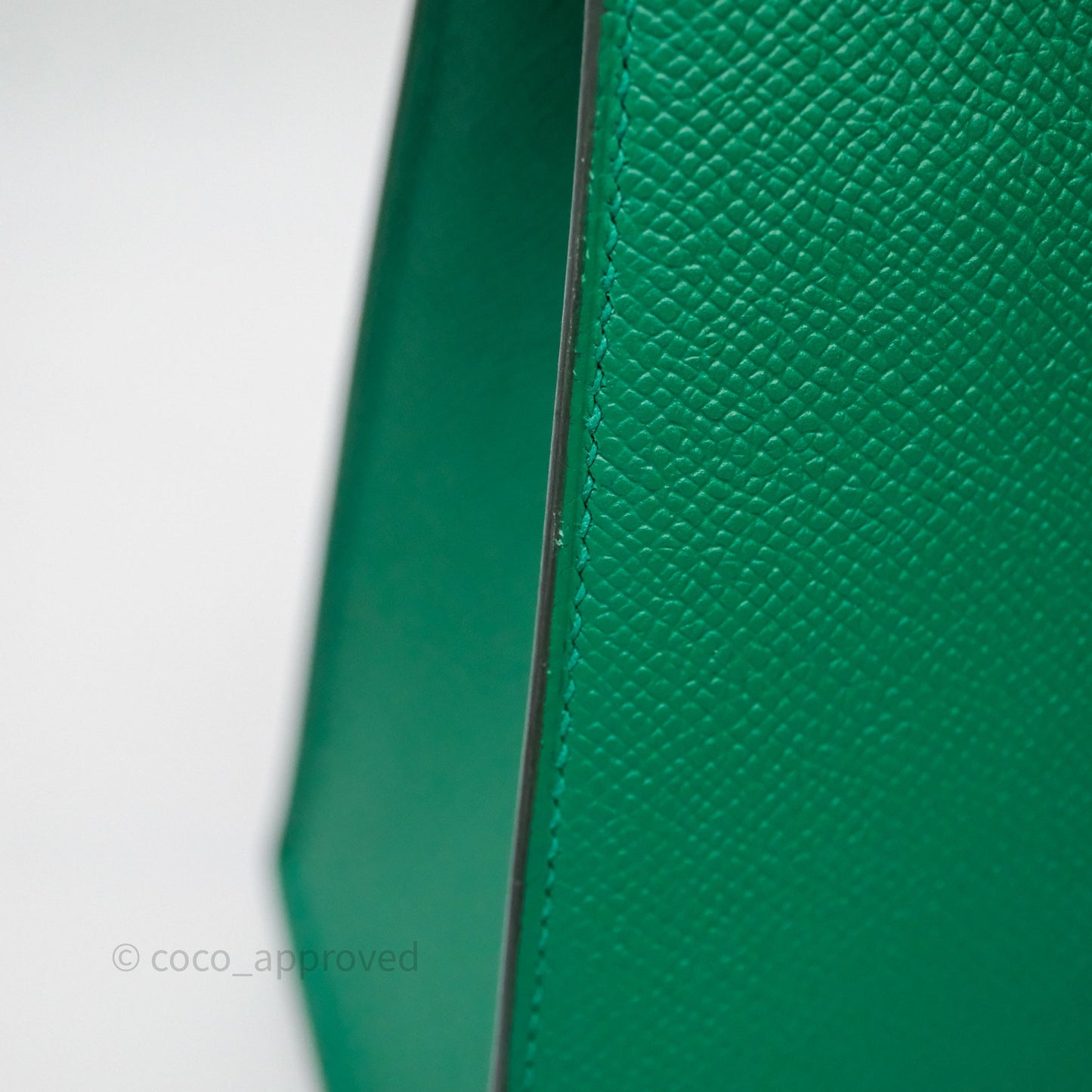 Hermes Kelly 25 Sellier Vert Vertigo Epsom Gold Hardware