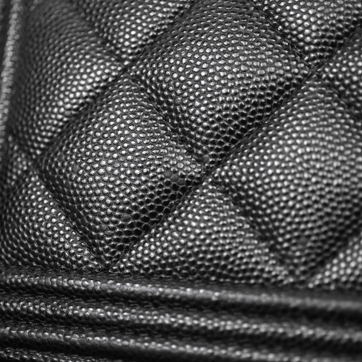 Chanel Boy Zip Wallet Black Caviar Gold Hardware