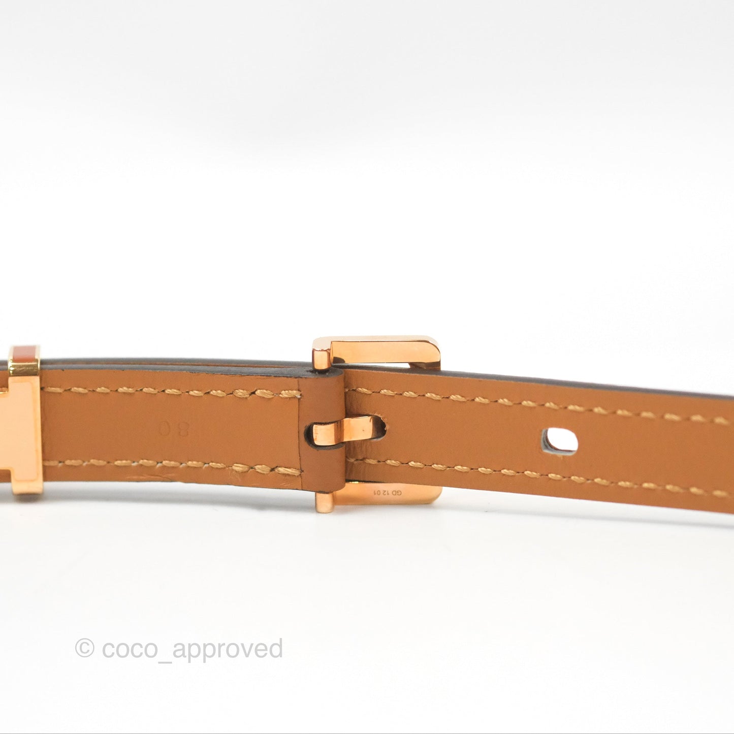 Hermes Pop H 15 Belt Gold Epsom Gold Hardware
