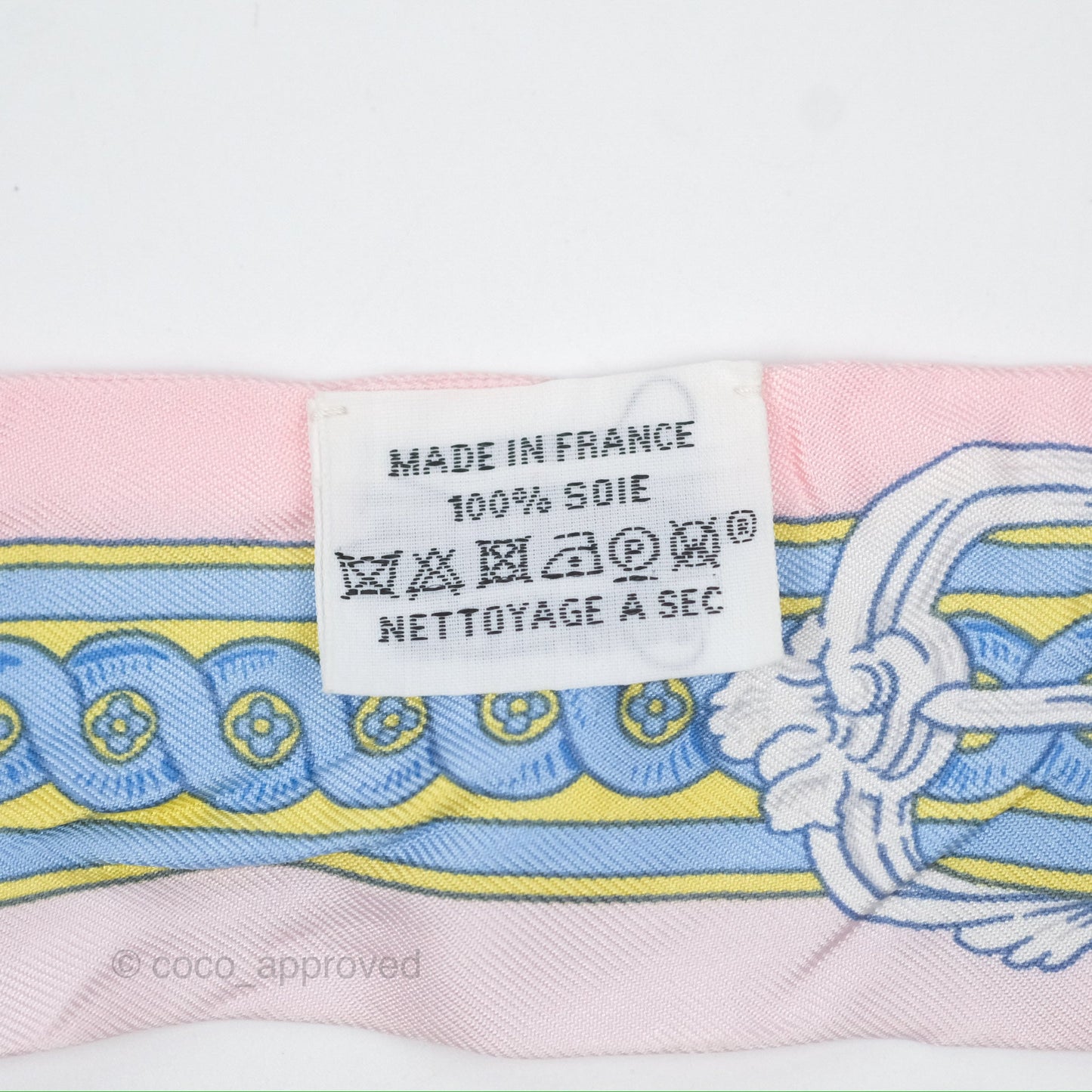 Hermès Silk Bride De Cour Twilly