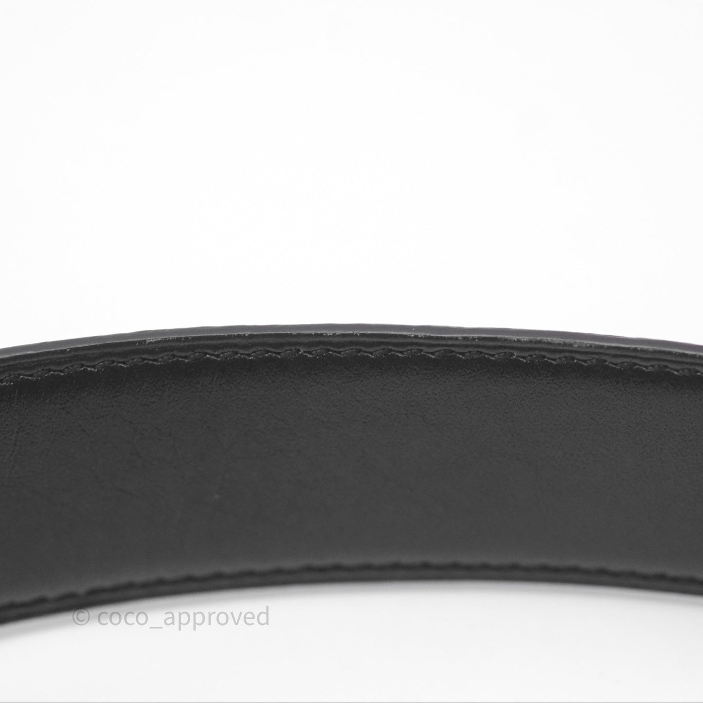 Hermès H Belt Buckle & Reversible Strap 32mm Etoupe/ Noir Palladium Hardware