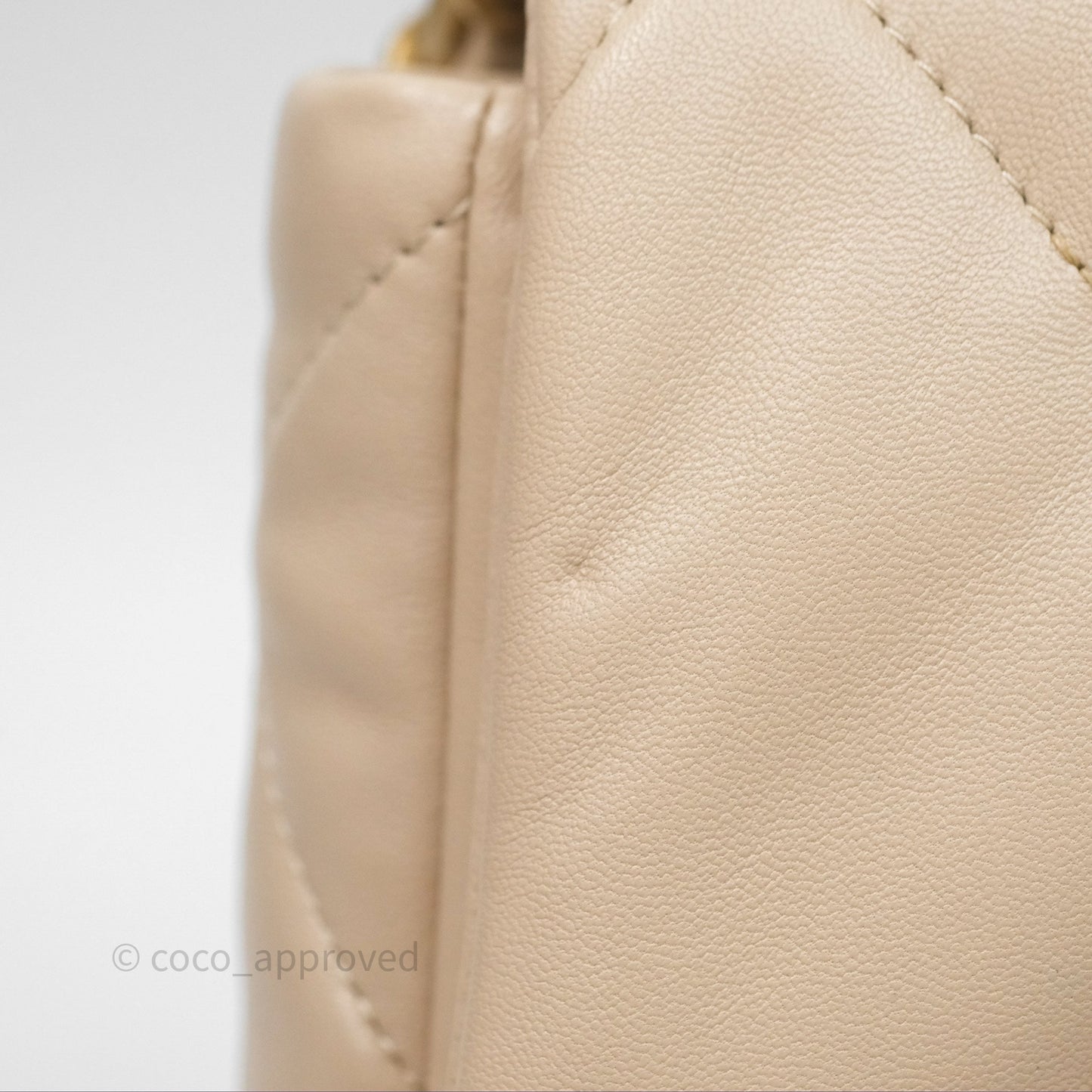 Chanel 19 Small Beige Mixed Hardware