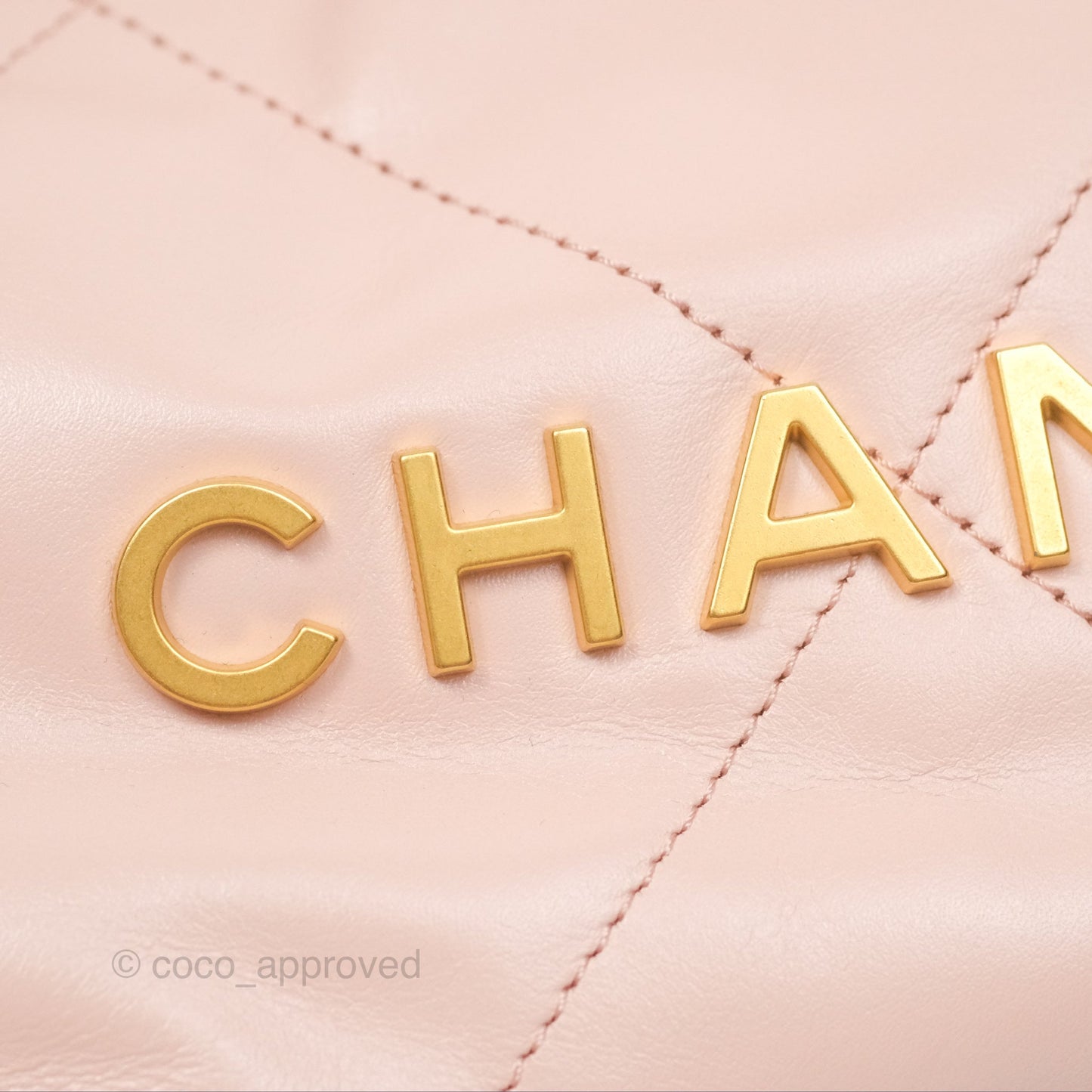 Chanel 22 Mini Bag Pink Shiny Crumpled Calfskin