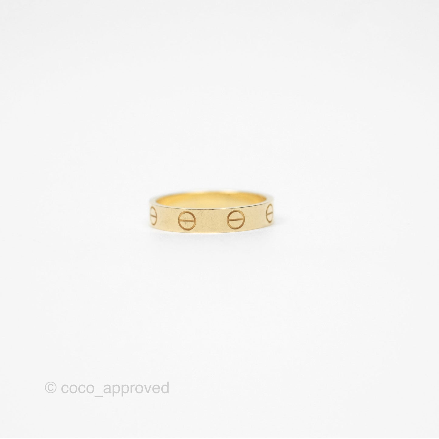 Cartier Love Band Ring Yellow Gold