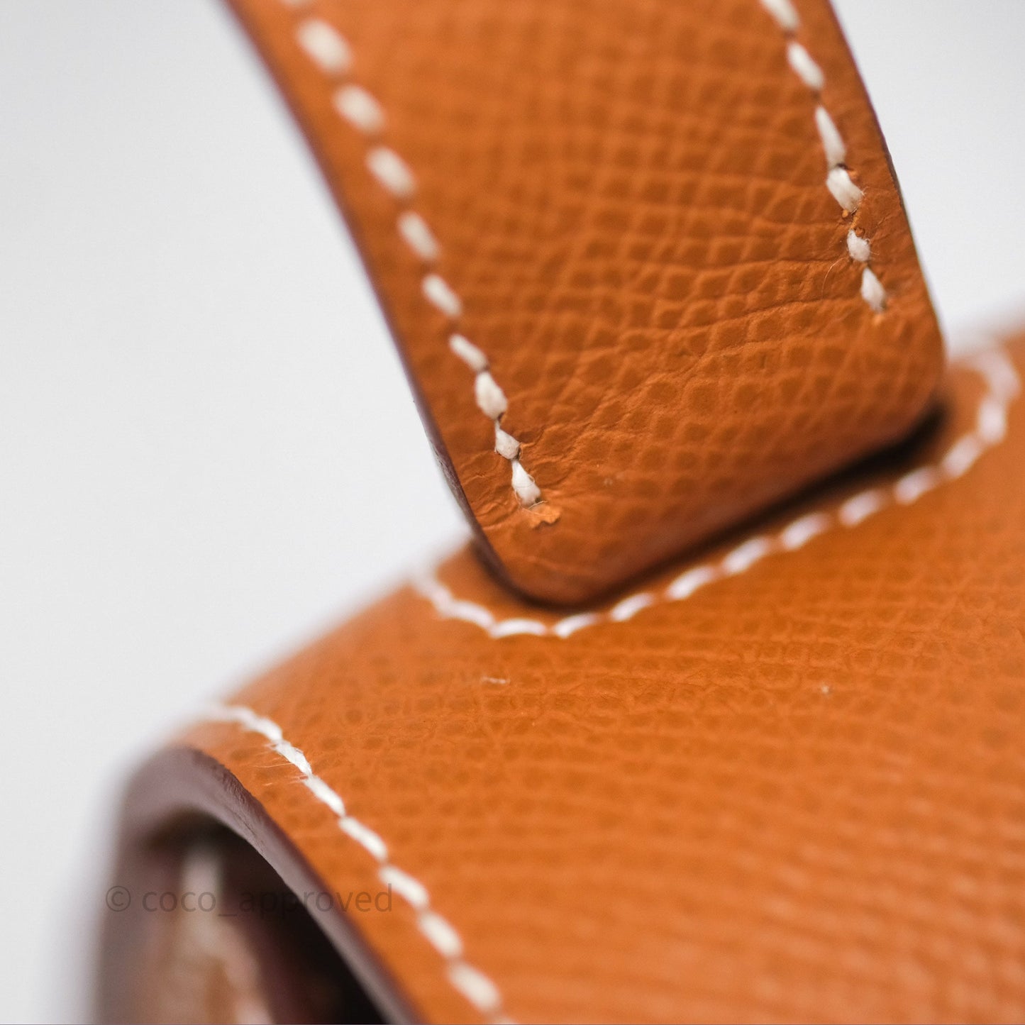 Hermès Della Cavalleria Mini Bag Gold 37 Epsom Palladium Hardware