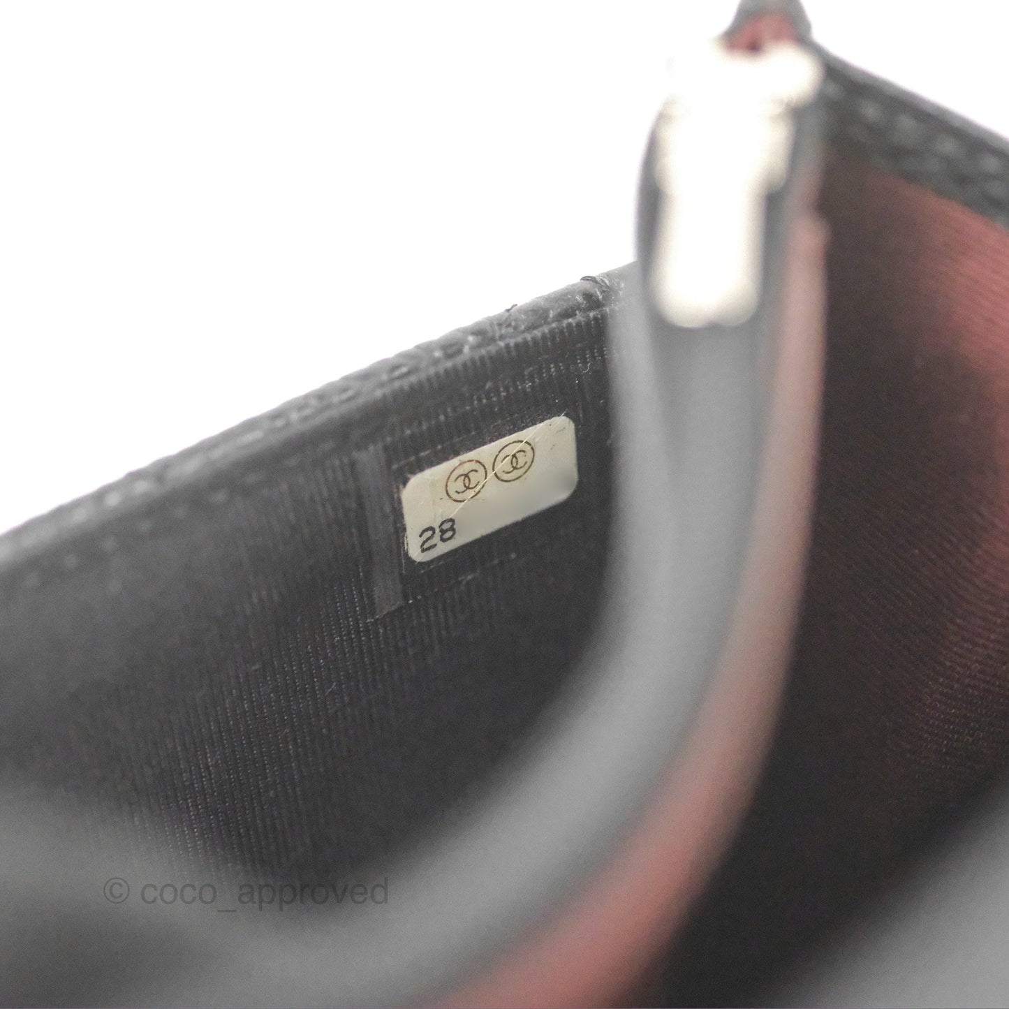 Chanel Quilted WOC Black Caviar Silver Hardware
