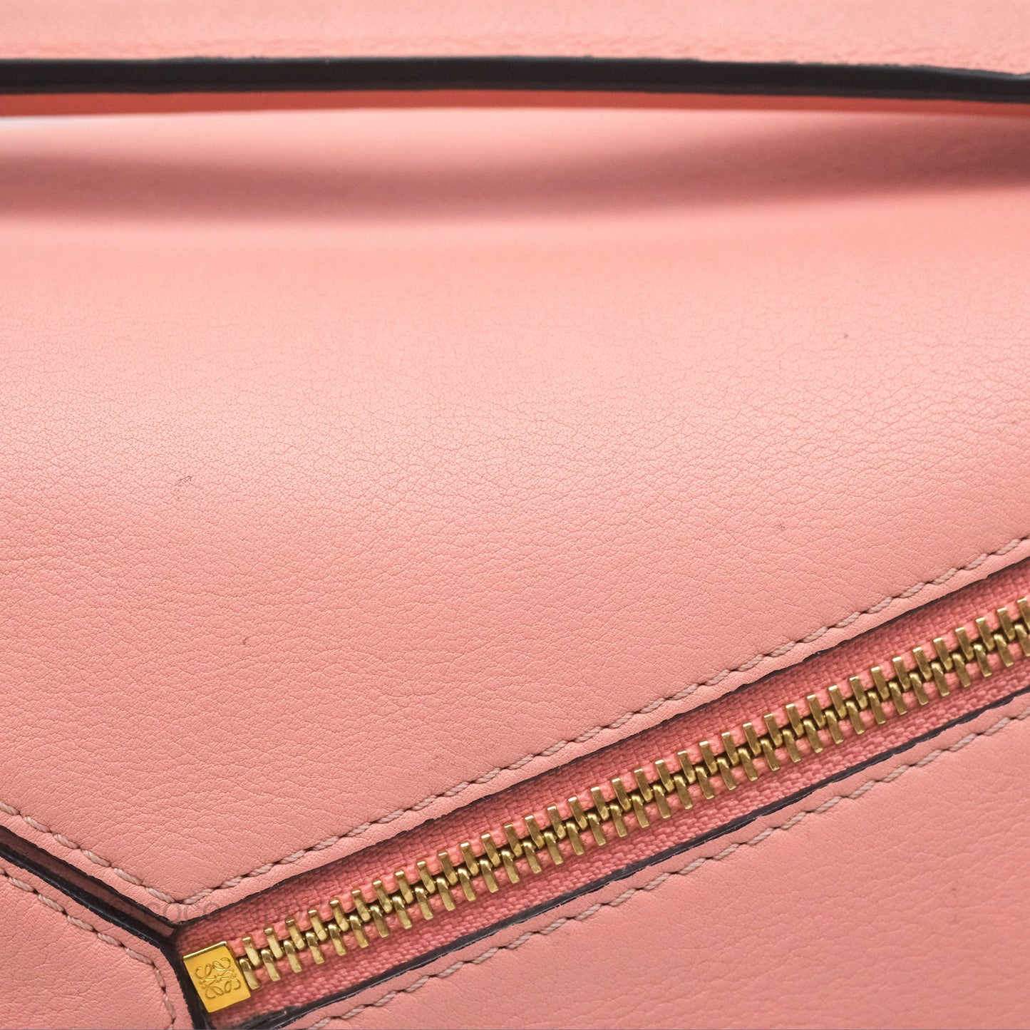 Loewe Small Puzzle Bag Pink Calfskin