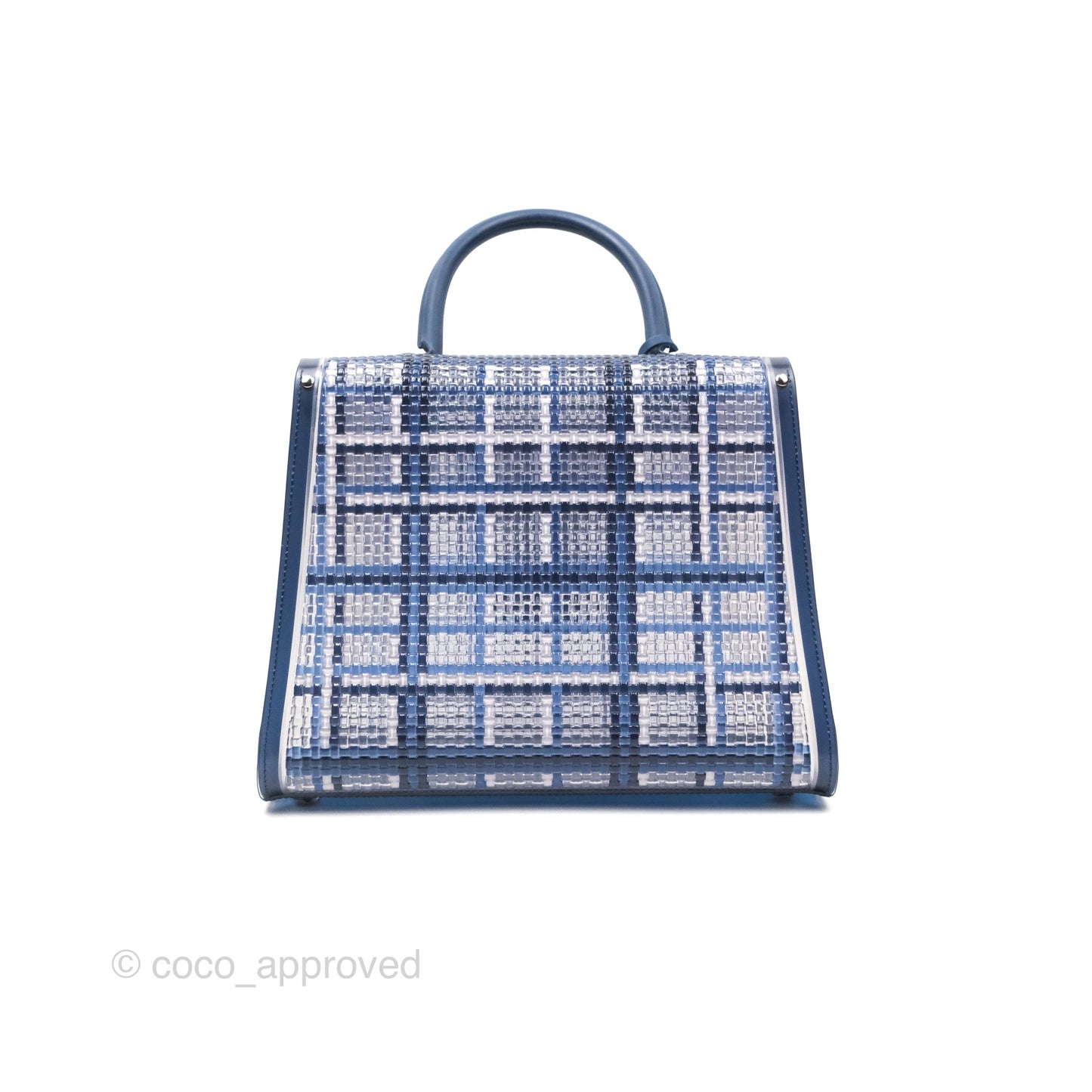 Delvaux Brillant MM Bag PVC Navy