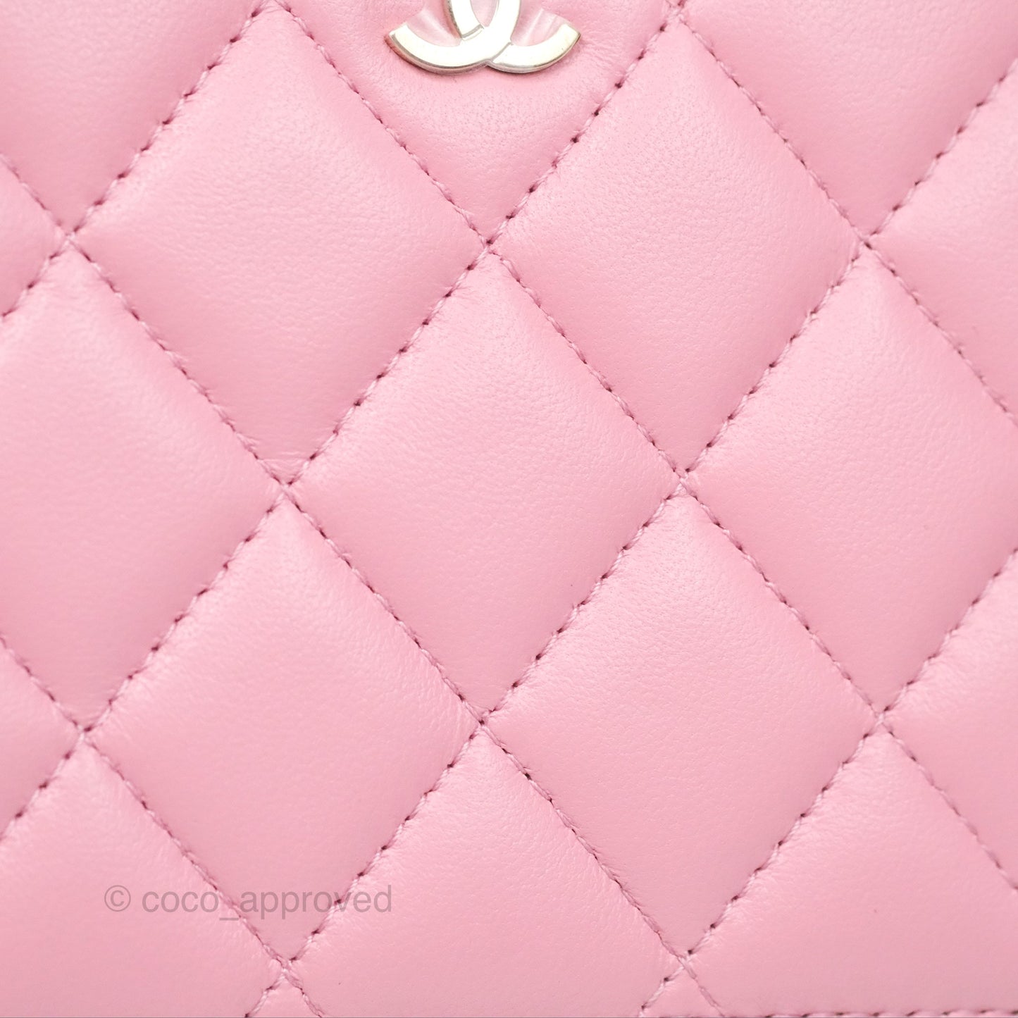 Chanel Camera Case Quilted Pink Lambskin Gold Hardware
