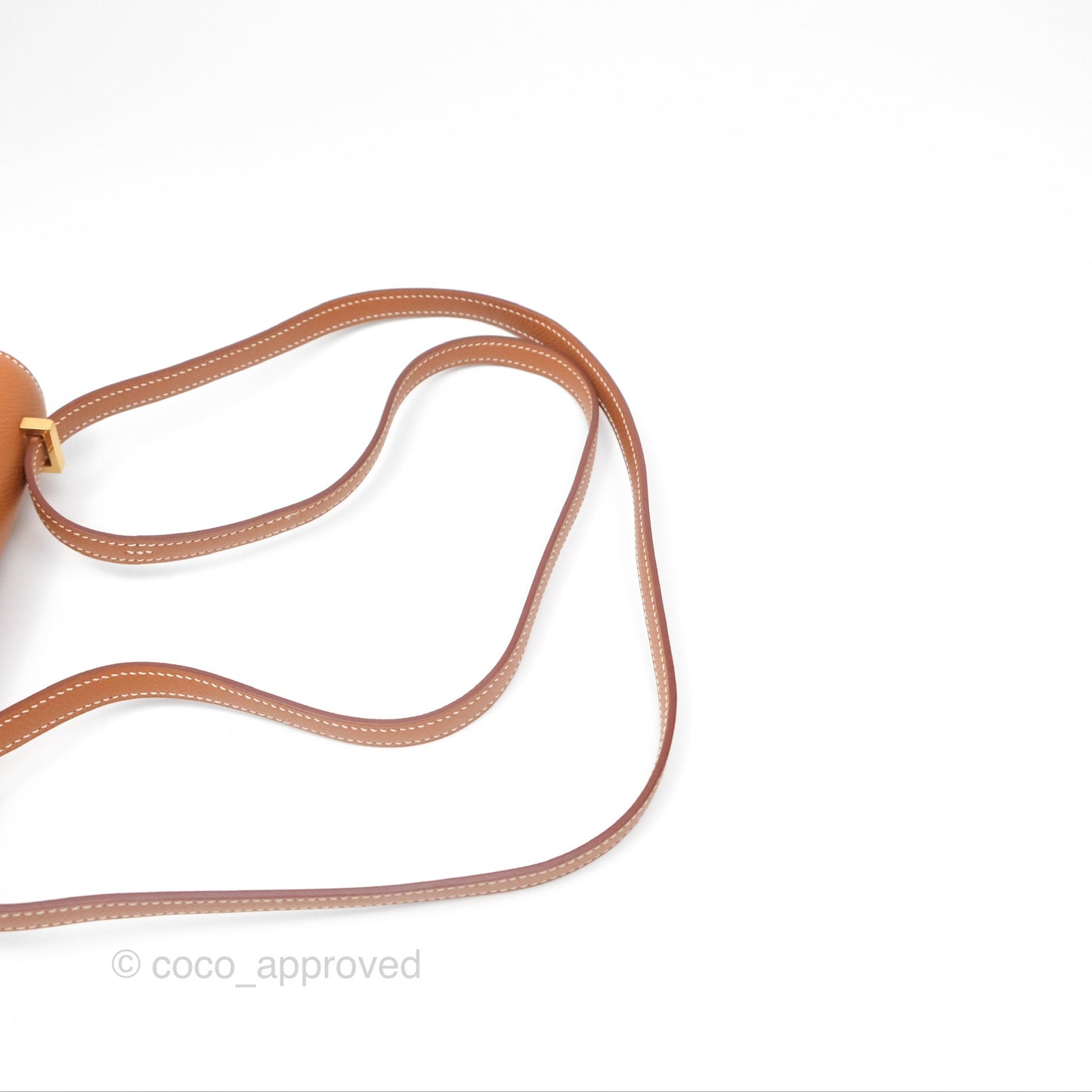 Hermès Constance Mini 18 Gold Epsom Gold Hardware