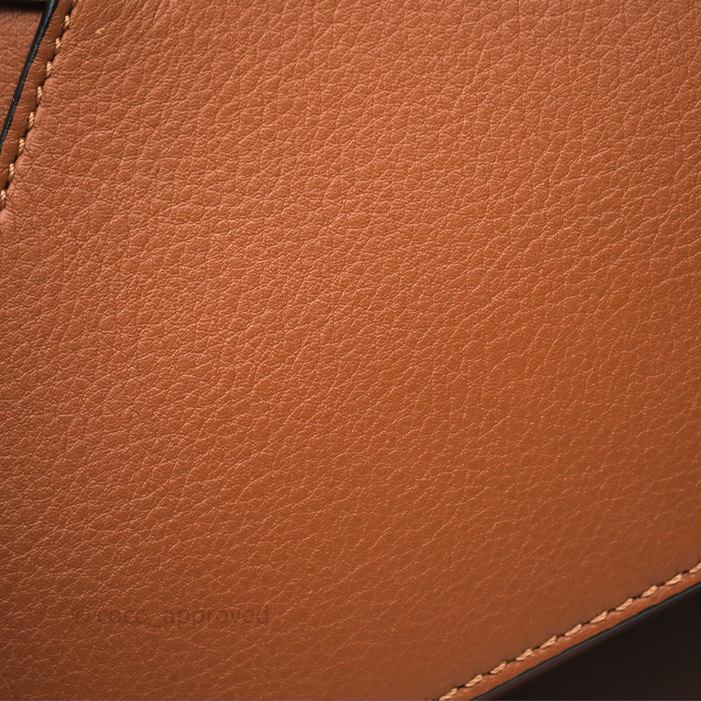 Loewe Small Puzzle Edge Bag in Tan Calfskin