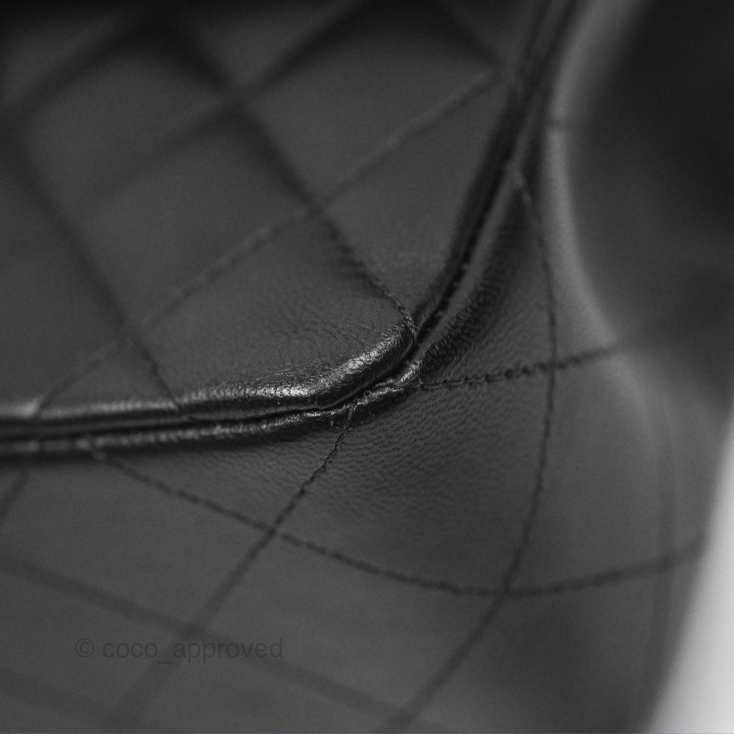 Chanel Small Classic Flap Quilted Black Lambskin Gold Hardware