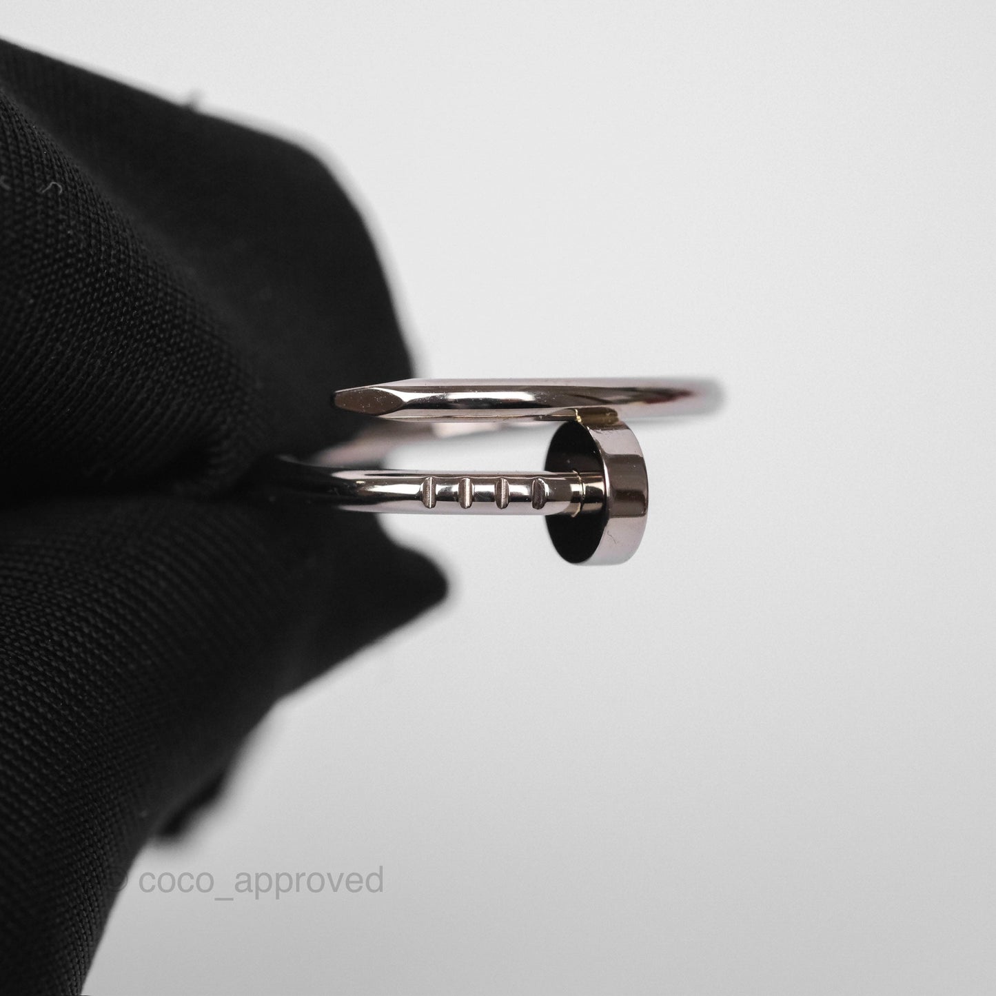 Cartier Juste un Clou Ring Small Model White Gold Size 52