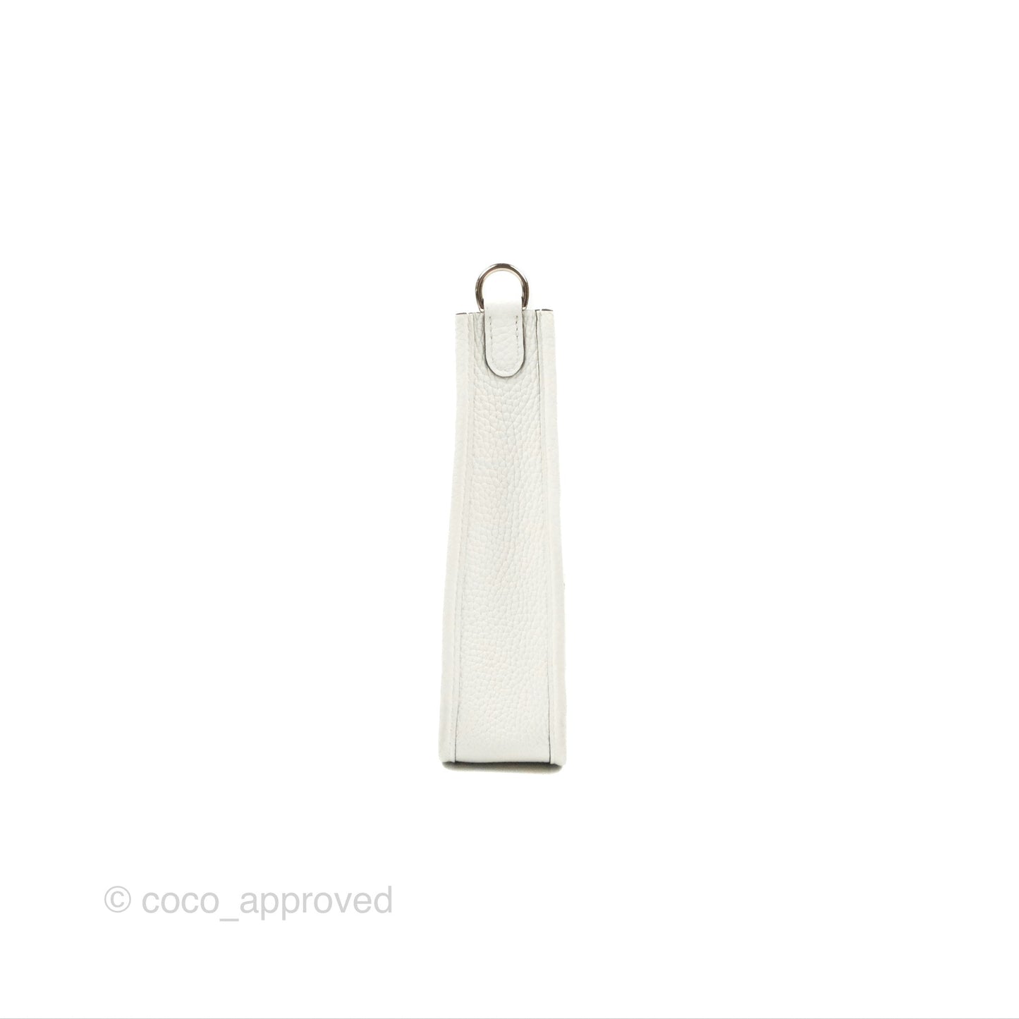 Hermès Mini Evelyne 16 New White Clemence Palladium Hardware