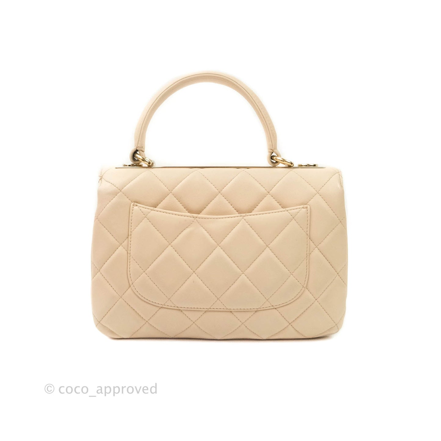 Chanel Trendy CC Small Light Beige Lambskin Gold Hardware
