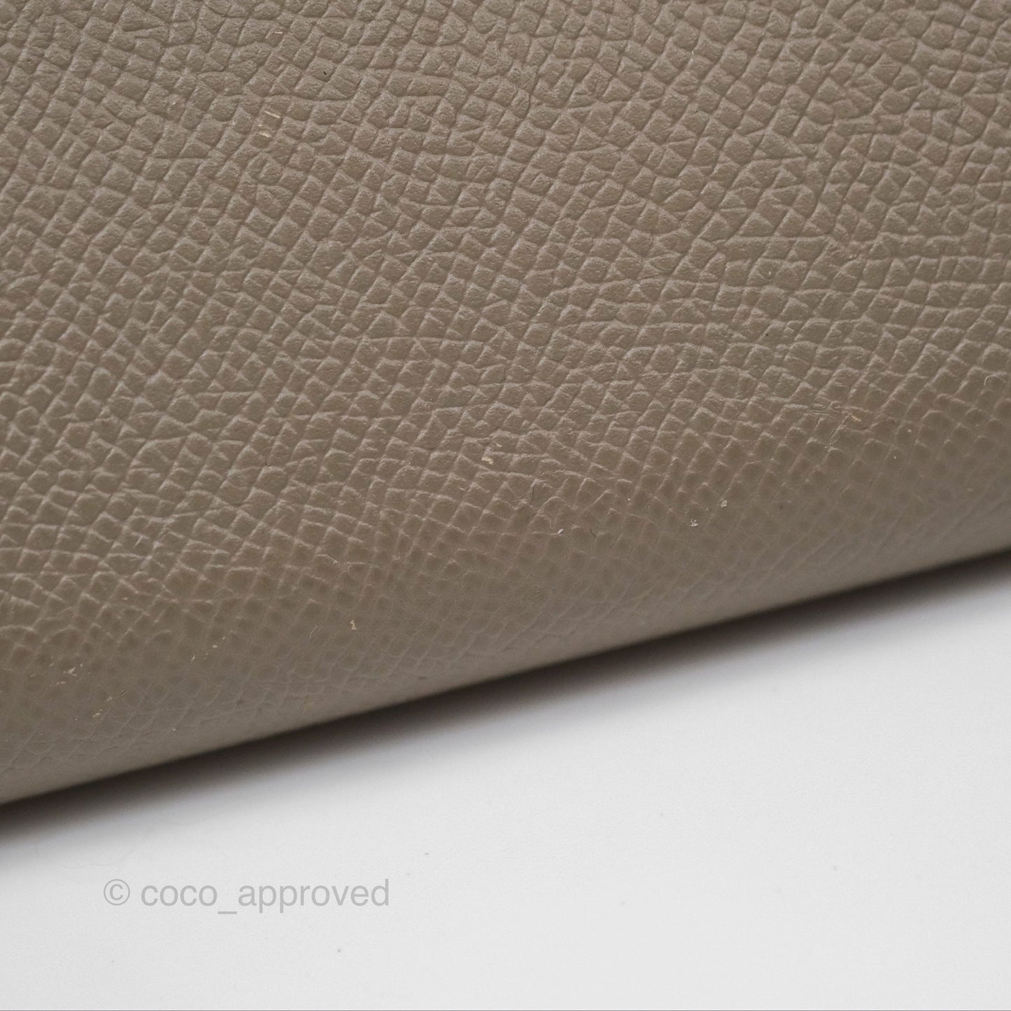 Hermès Kelly Wallet Gris Asphalte M8 Epsom Gold Hardware