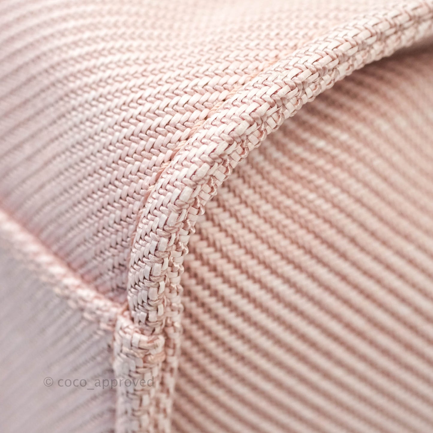 Chanel Large Deauville Pink Canvas 20A