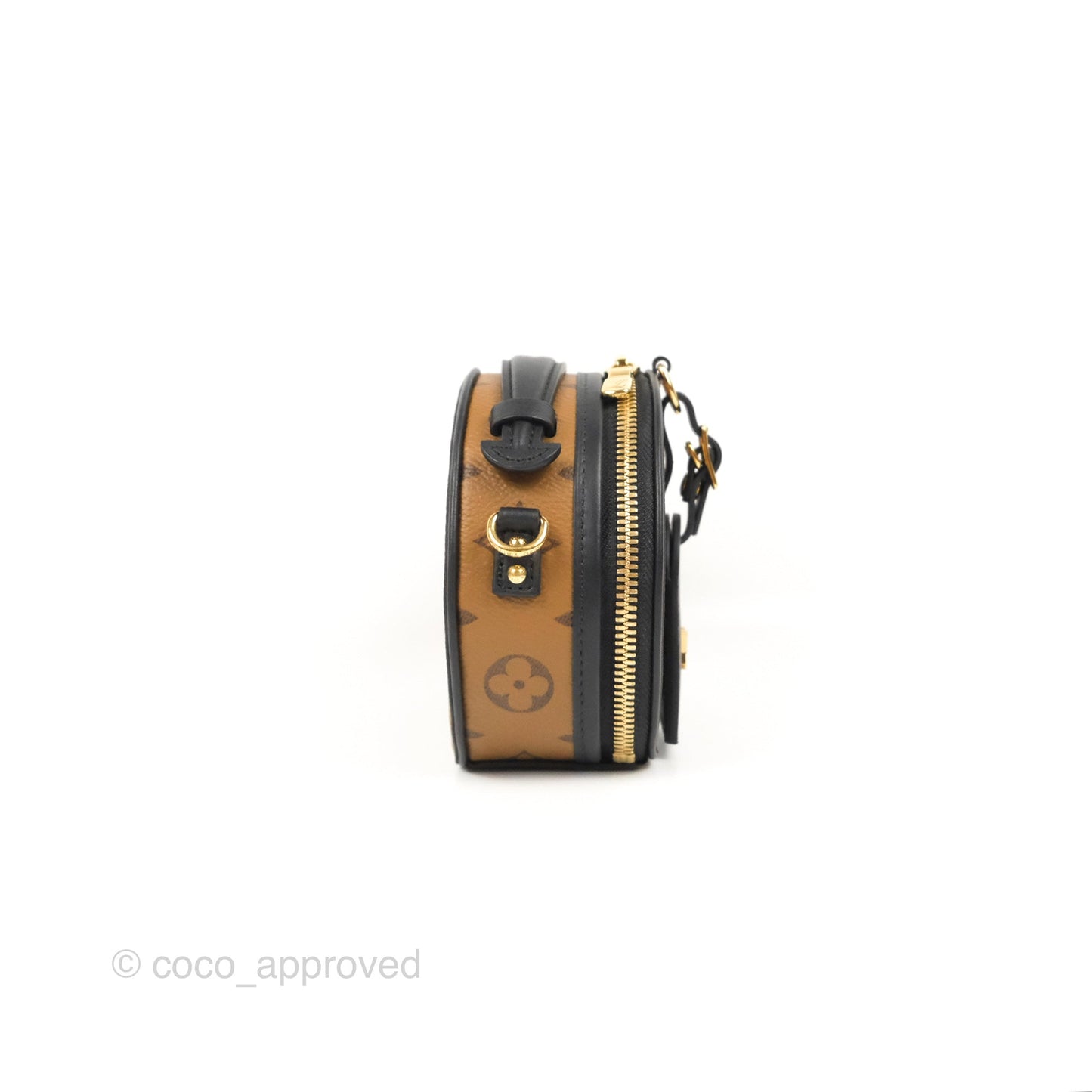 Louis Vuitton Mini Boîte Chapeau Monogram Reverse Canvas Black