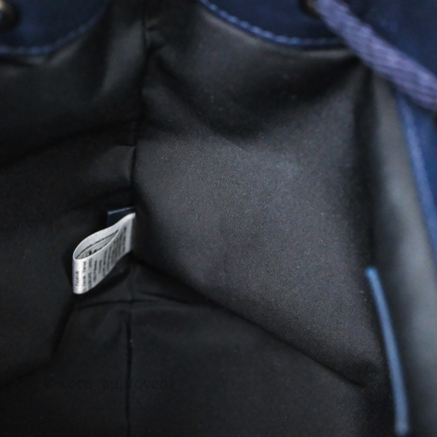 Christian Dior Mini Backpack Oblique Jacquard Beige and Blue