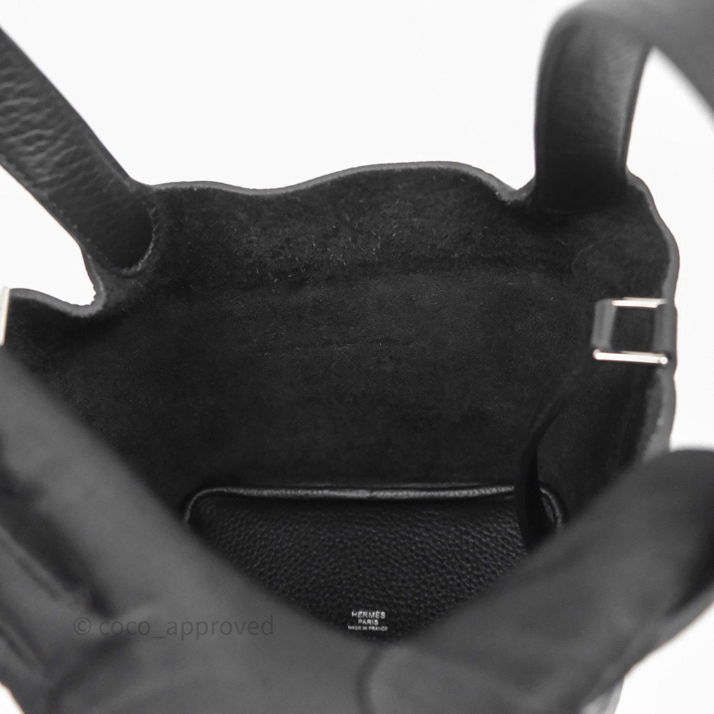 Hermès Picotin 18 Black Noir 89 Clemence Palladium Hardware