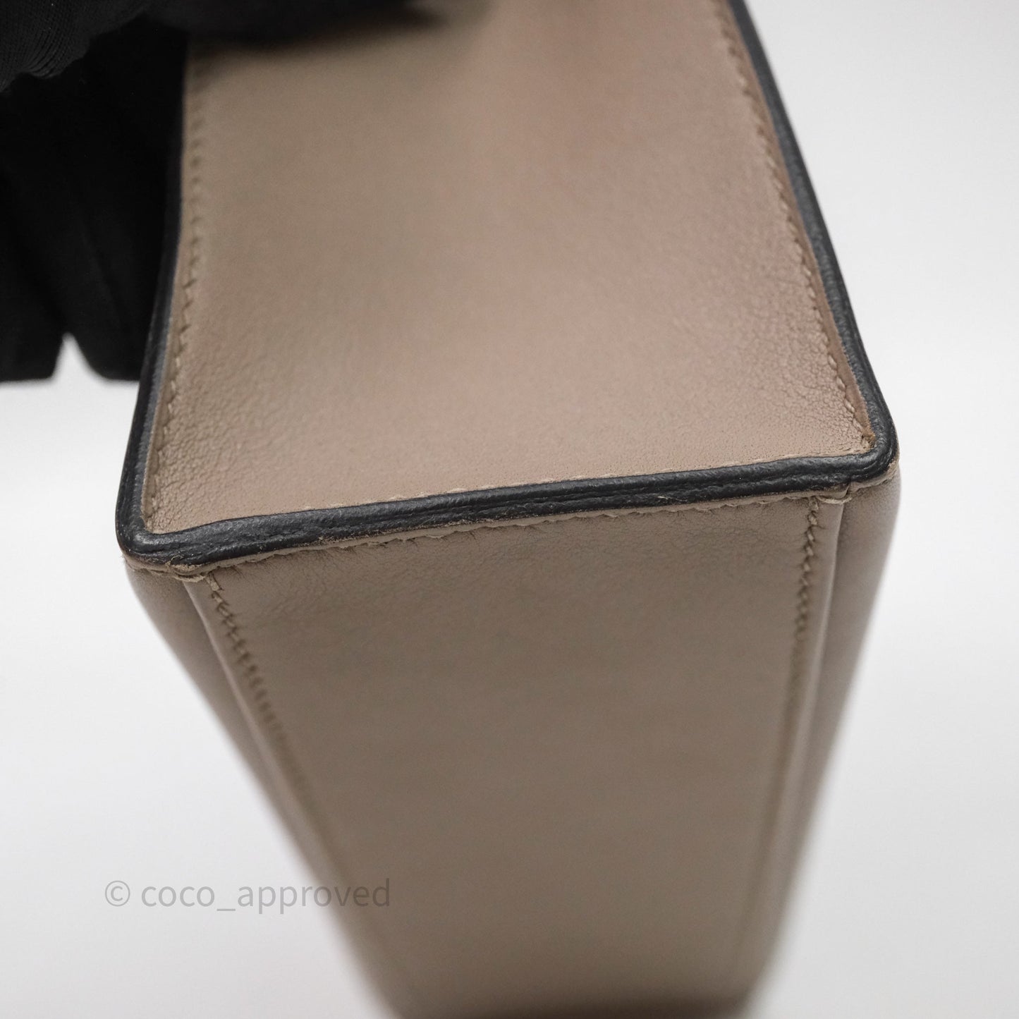 Hermès Kelly Pochette Gris Asphalte M8 Swift Gold Hardware