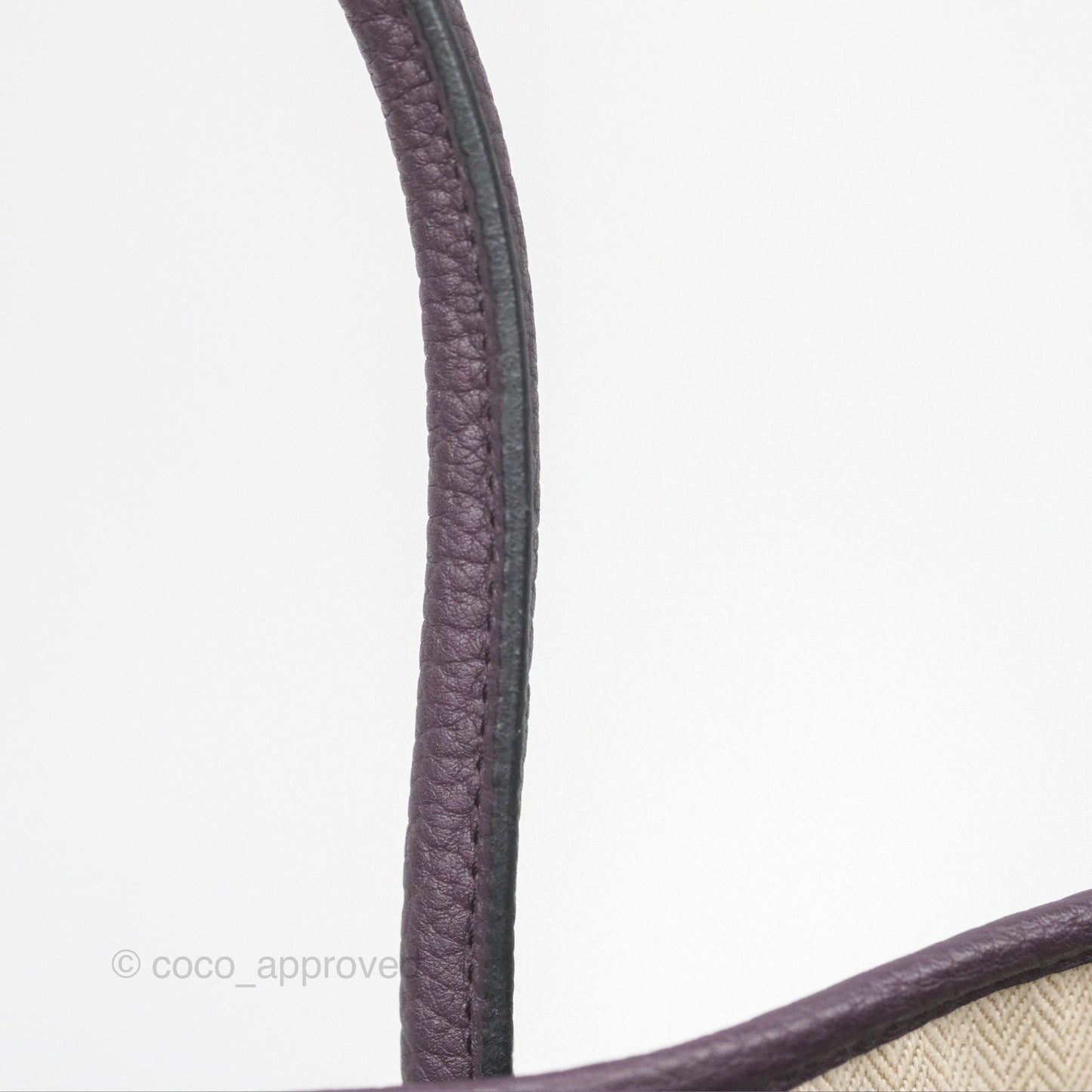 Hermes Garden Party 36 Veau Negonda 59 Raisin Palladium Hardware