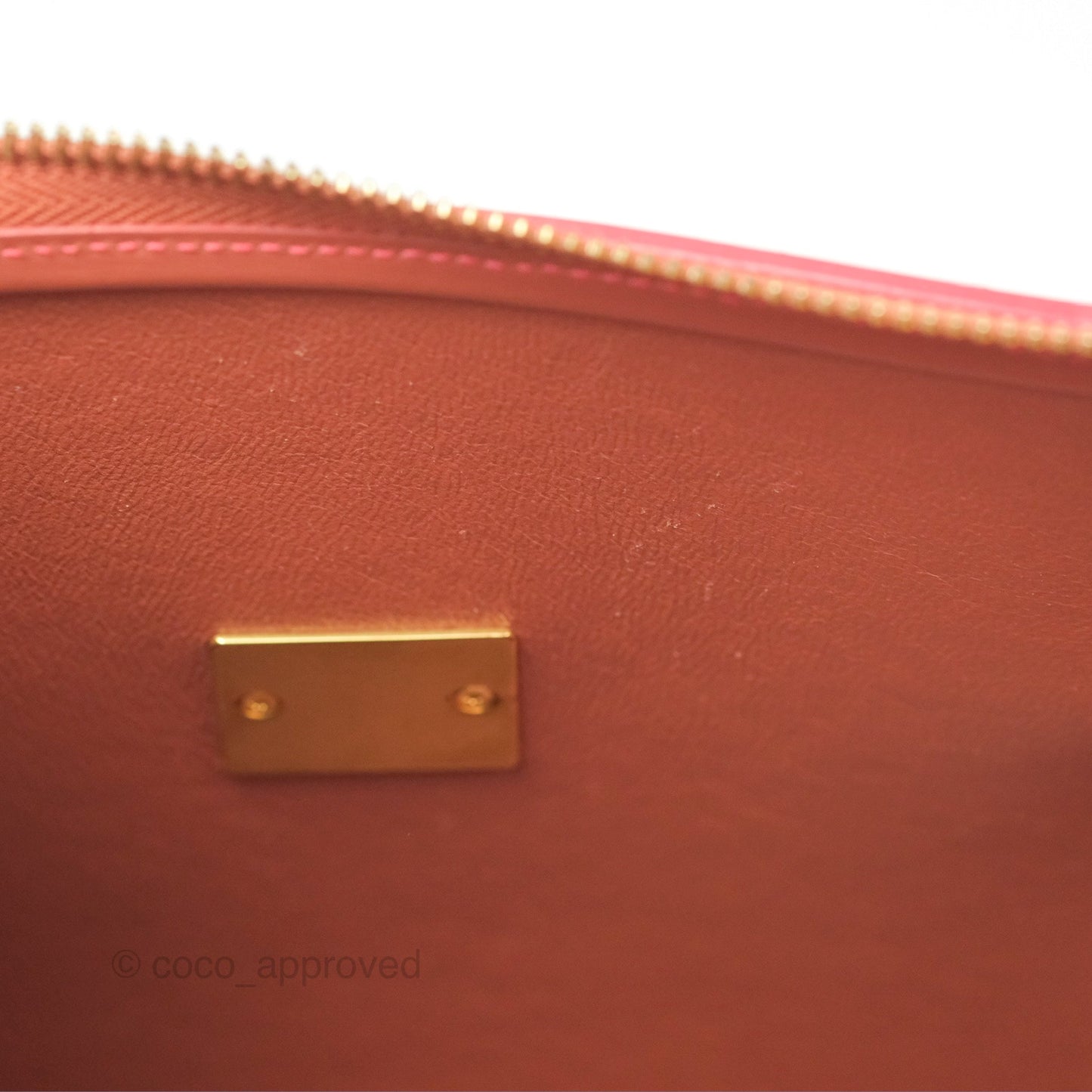 Celine Micro Belt Bag Terracotta Smooth Leather Gold Hardware