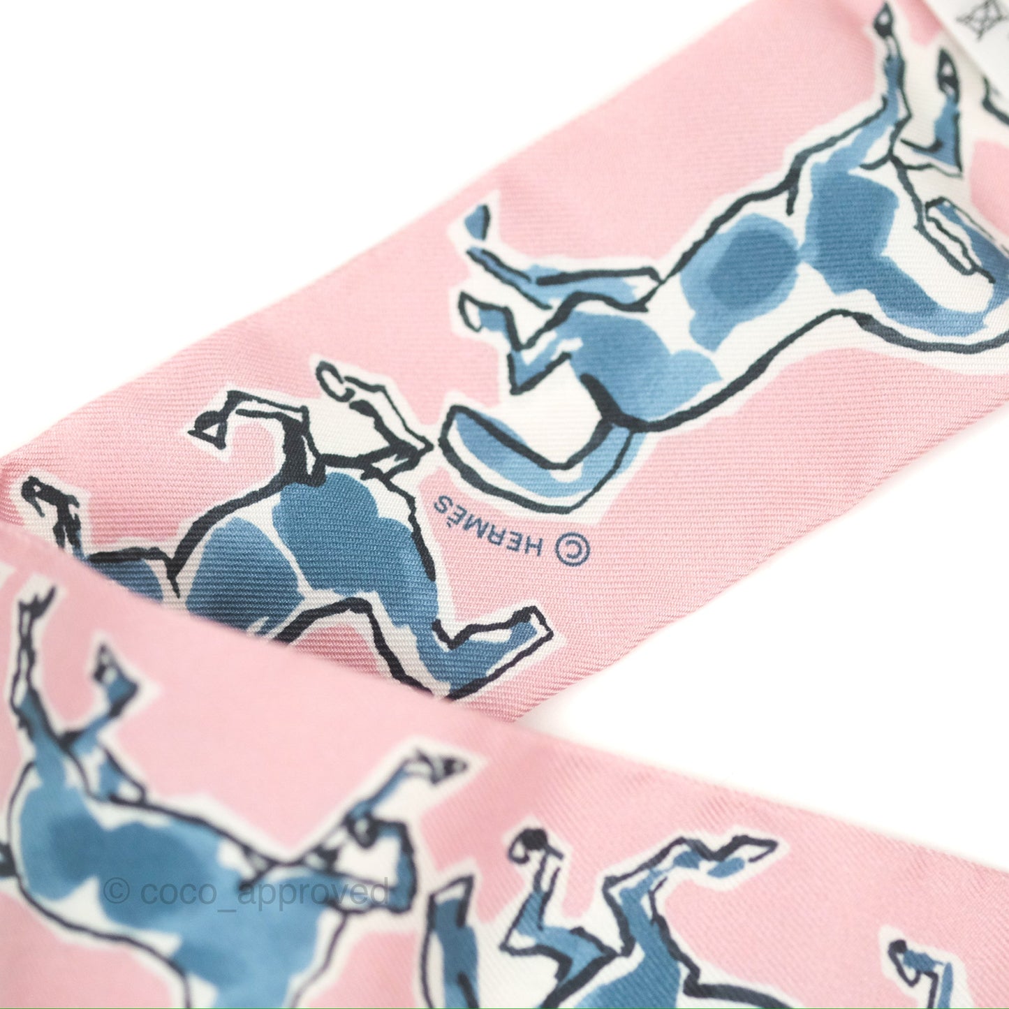 Hermès Silk Chevaux en Liberte Twilly